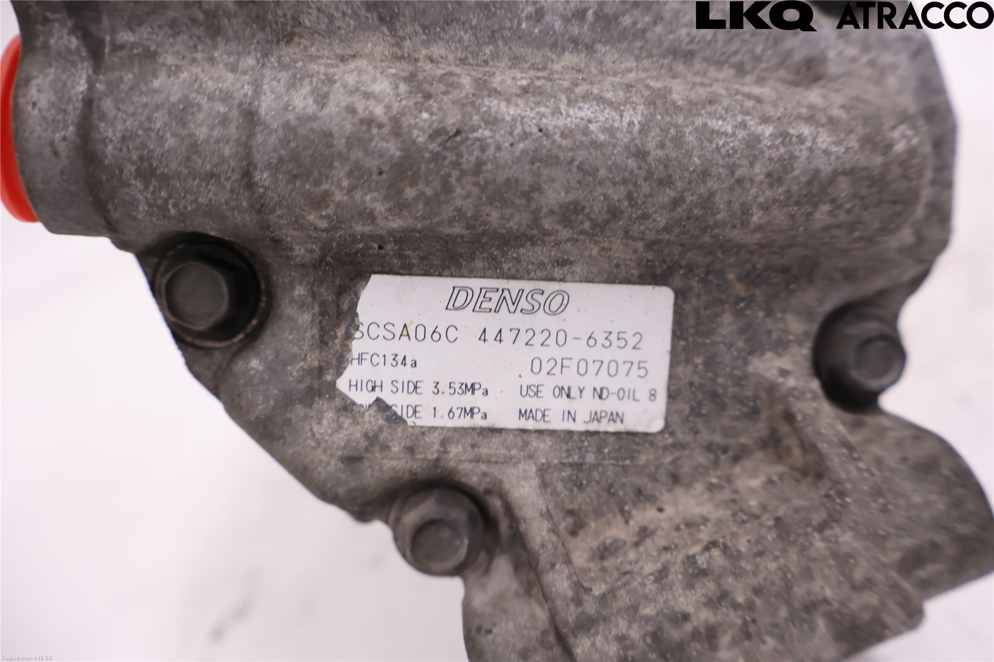 Toyota COROLLA 02-07 Varme Ac Kompressor