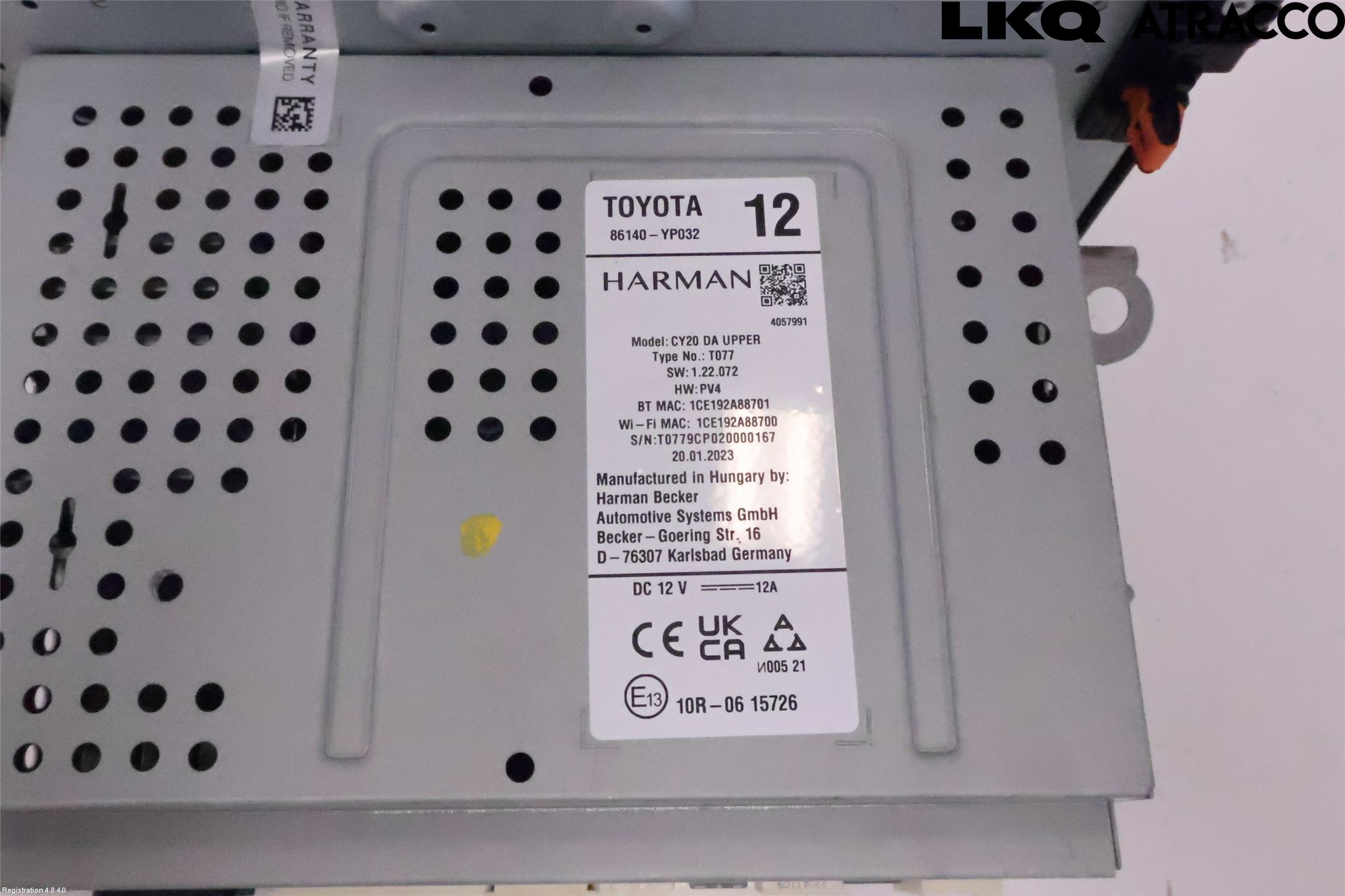 Toyota YARIS CROSS XP21 21- Stereo Radio Med Cd