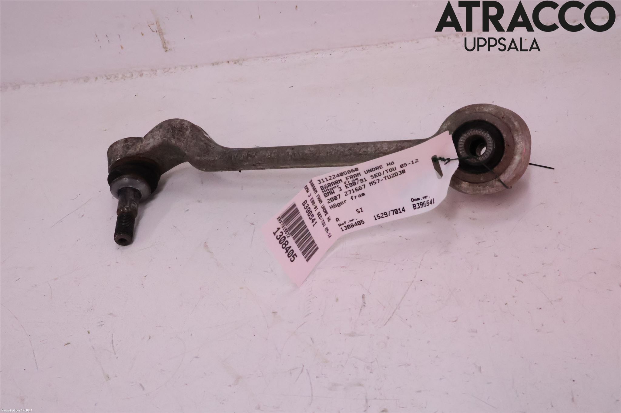 BMW 3 E90/91 SED/TOU 05-12 Bærearm Foran Høyre Nedre