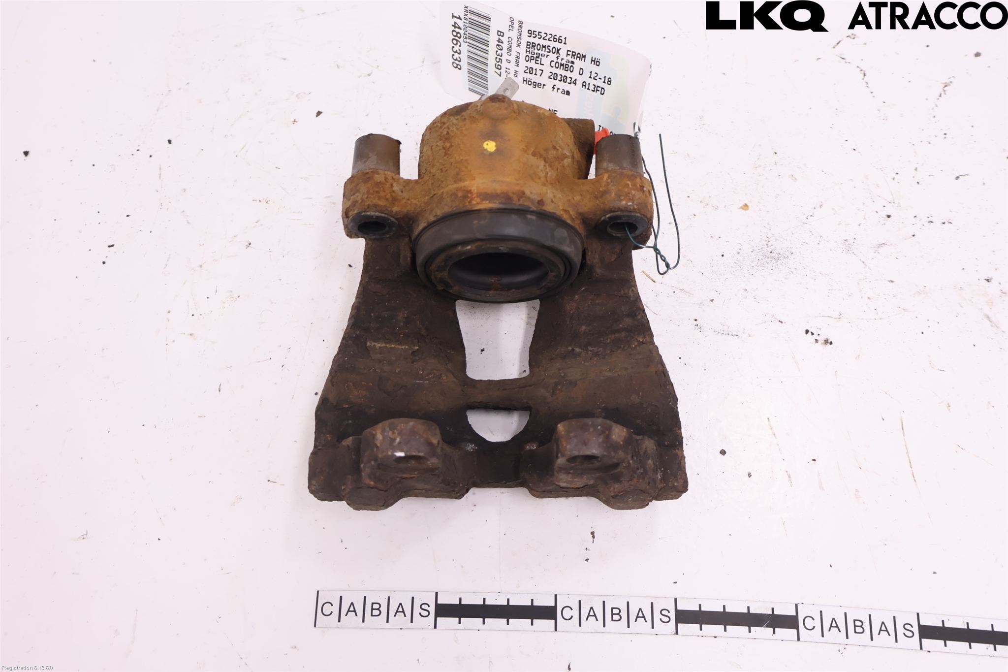 Opel COMBO D 12-18 Bremsecaliper Foran Høyre