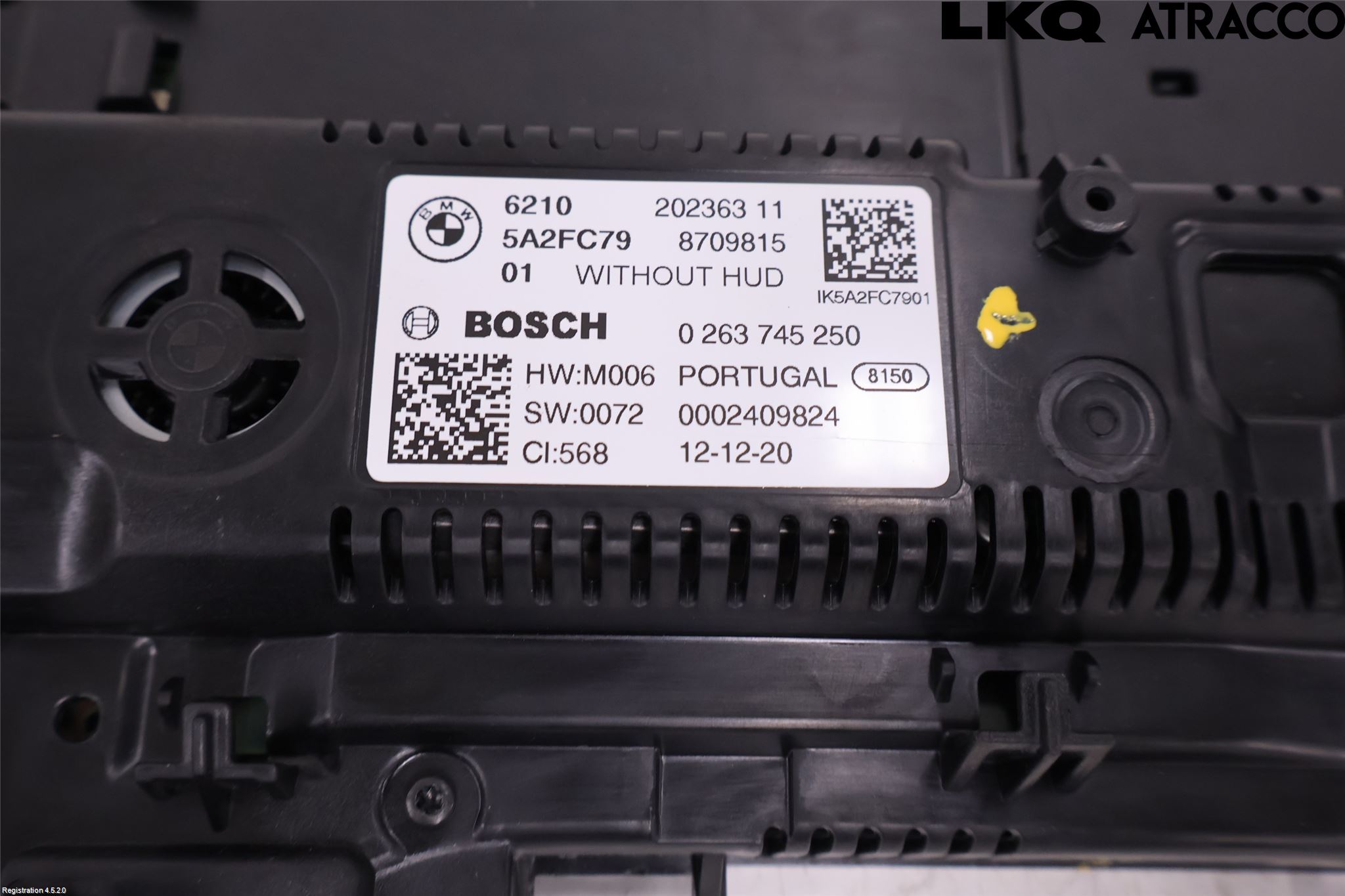 BMW 3 G20/G21/G80/G81 19- Instr Kombinert