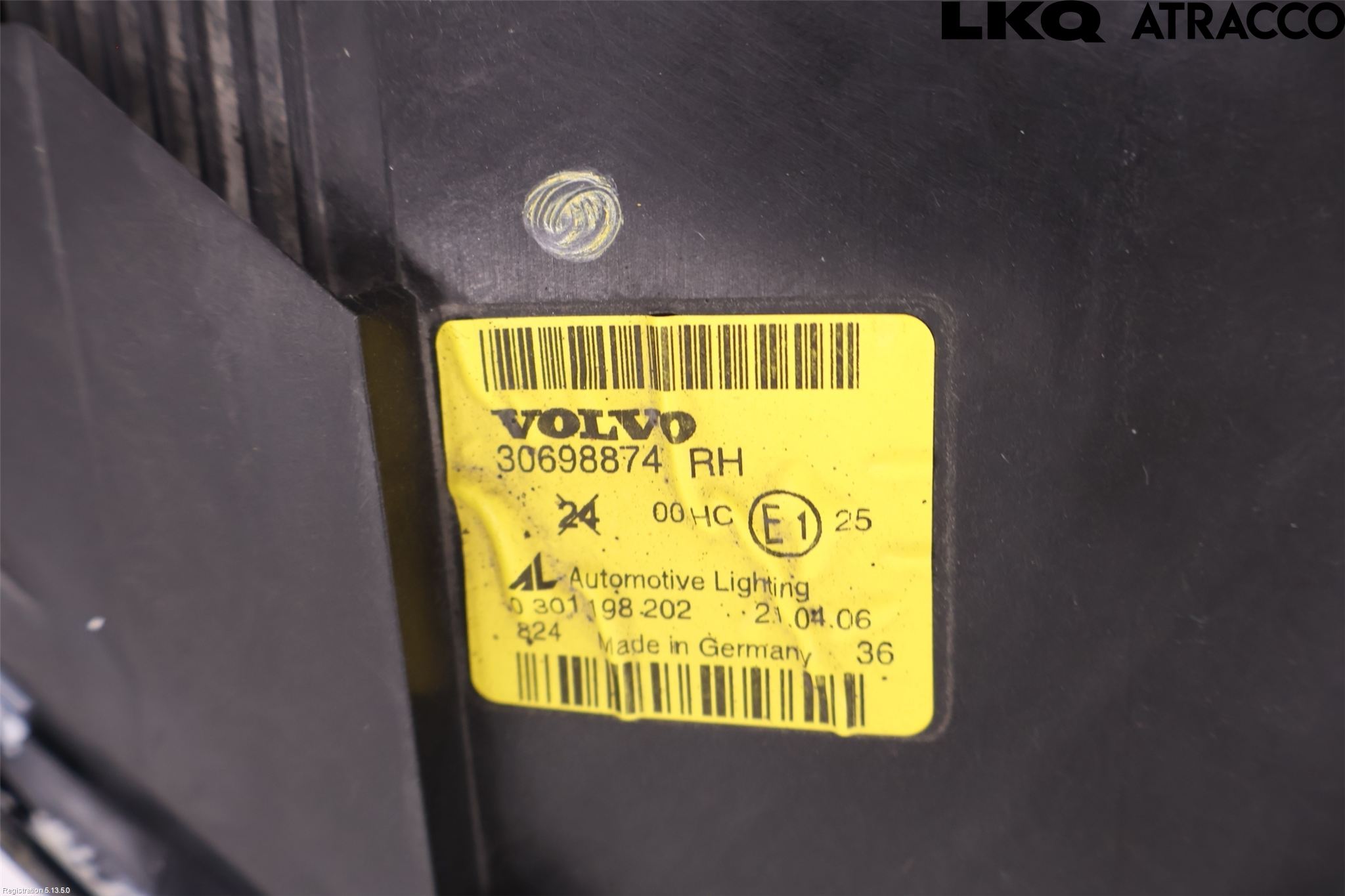Volvo S40 04-07 Frontlykt Høyre