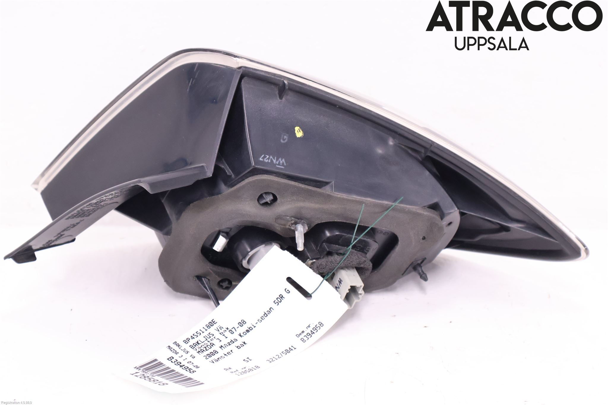 Mazda 3 I 07-08 Baklykt Venstre