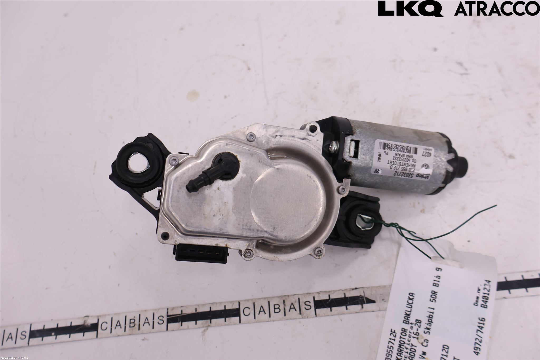 Volkswagen VW CADDY 16-20 Viskermotor Bakluke
