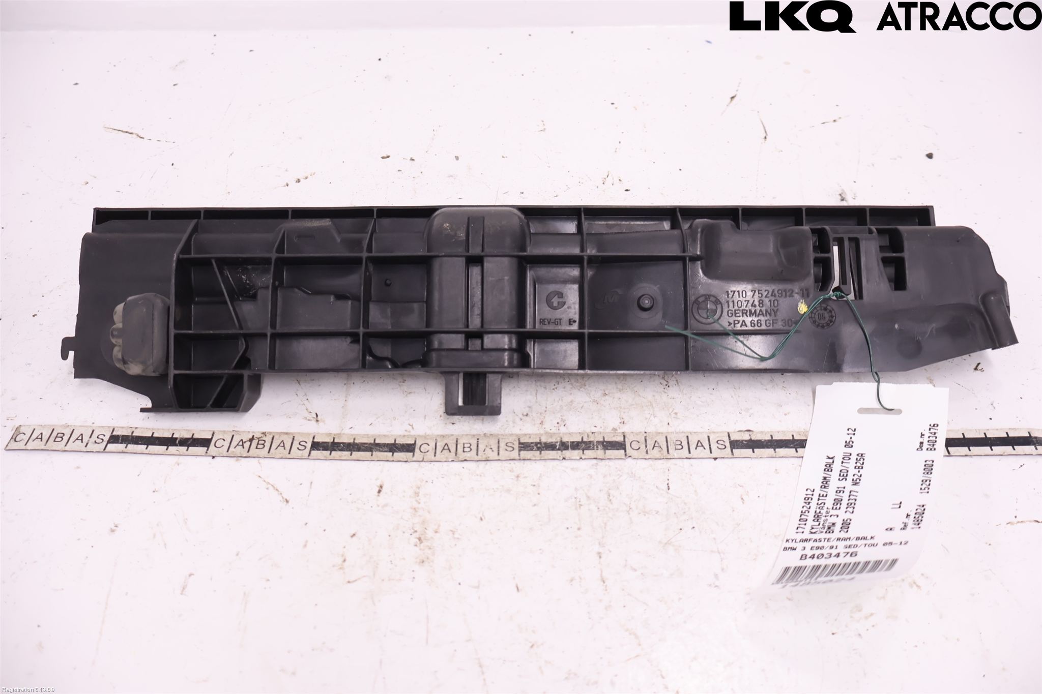 BMW 3 E90/91 SED/TOU 05-12 Radiator Feste - Ramme - Bjelk