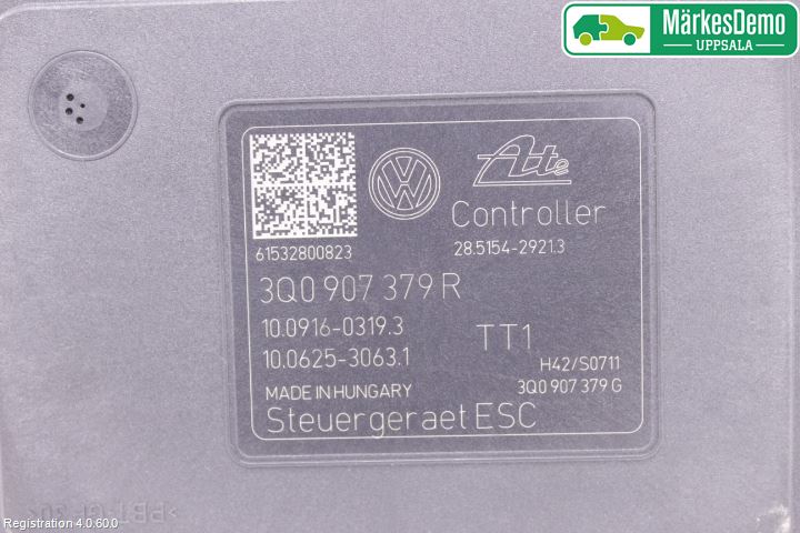 Volkswagen VW PASSAT 15-19 Abs Hydraulikkaggregat