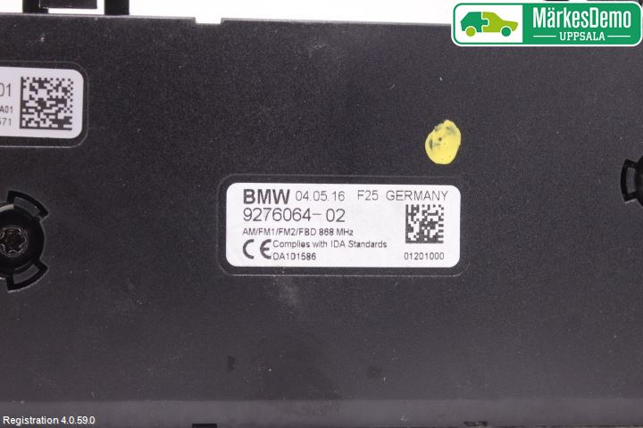 BMW X3 F25 10-17 Stereo Antenneforsterker