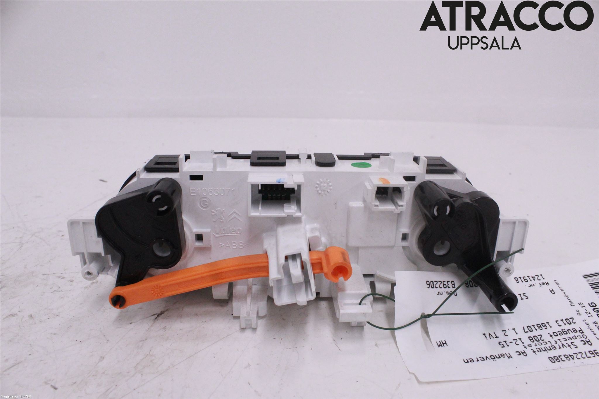 Peugeot 208 12-15 Varme Ac Betjening-Display