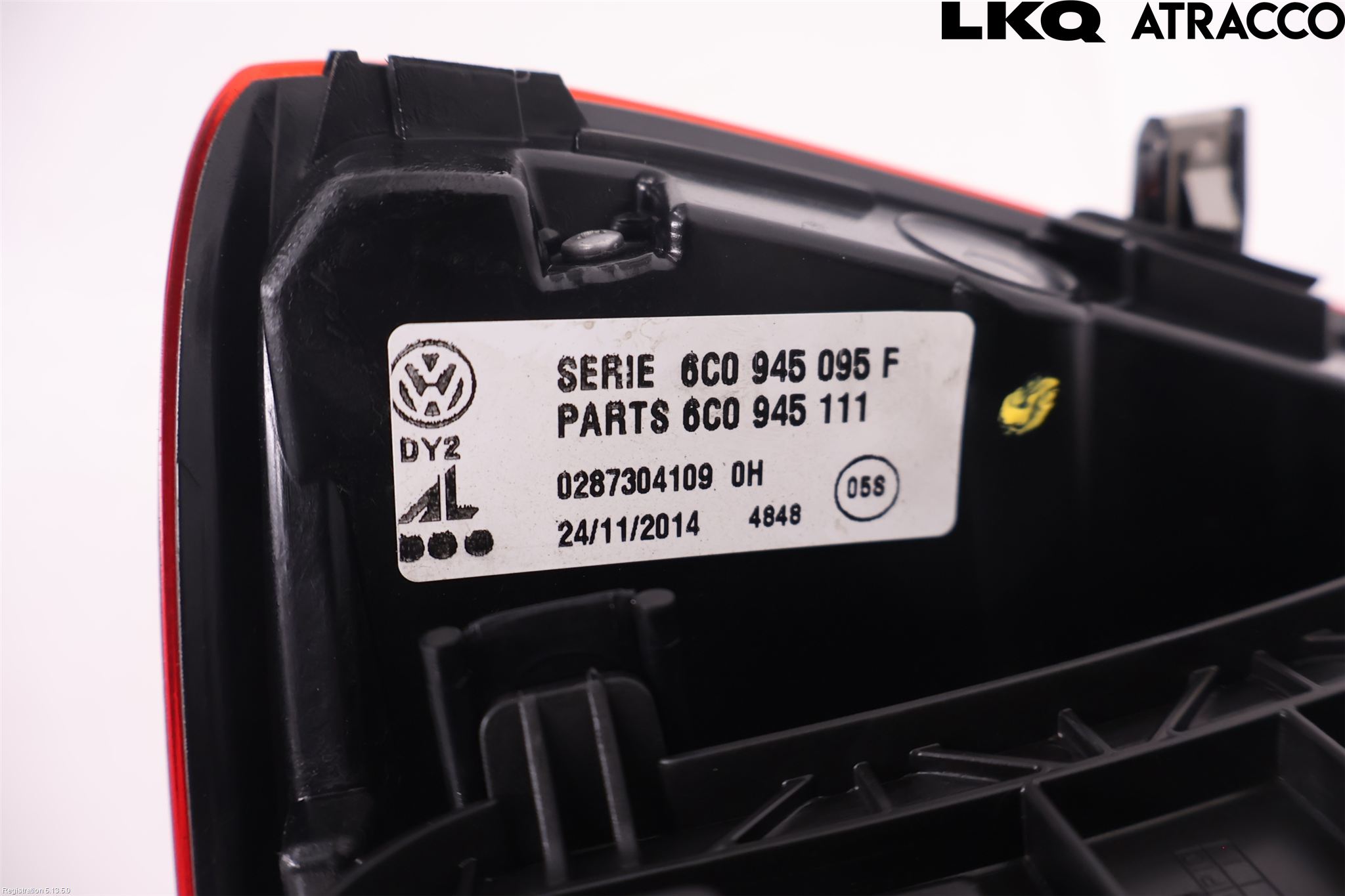 Volkswagen VW POLO 10-17 Baklykt Venstre
