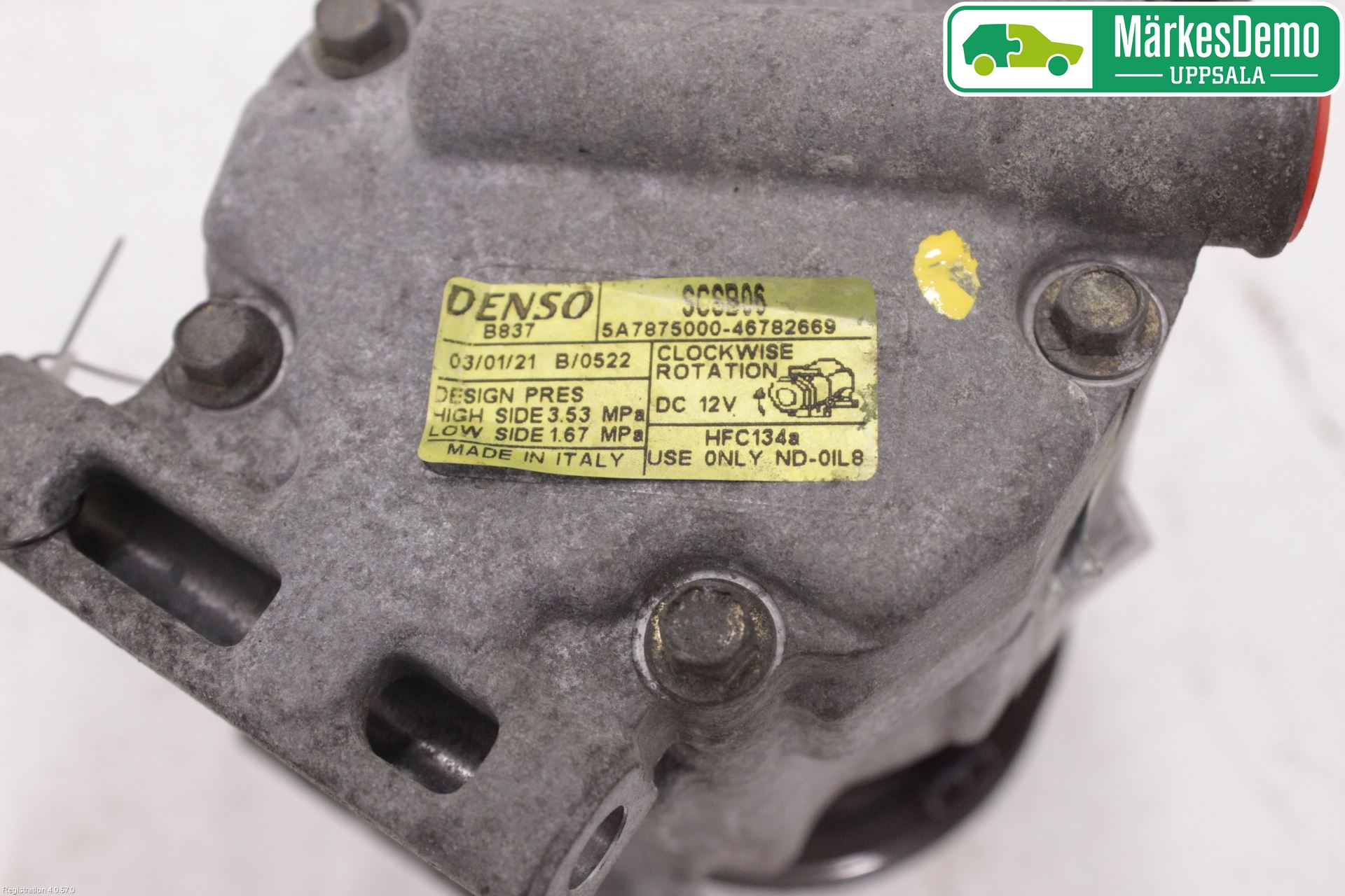 Fiat PUNTO 00-18 Varme Ac Kompressor