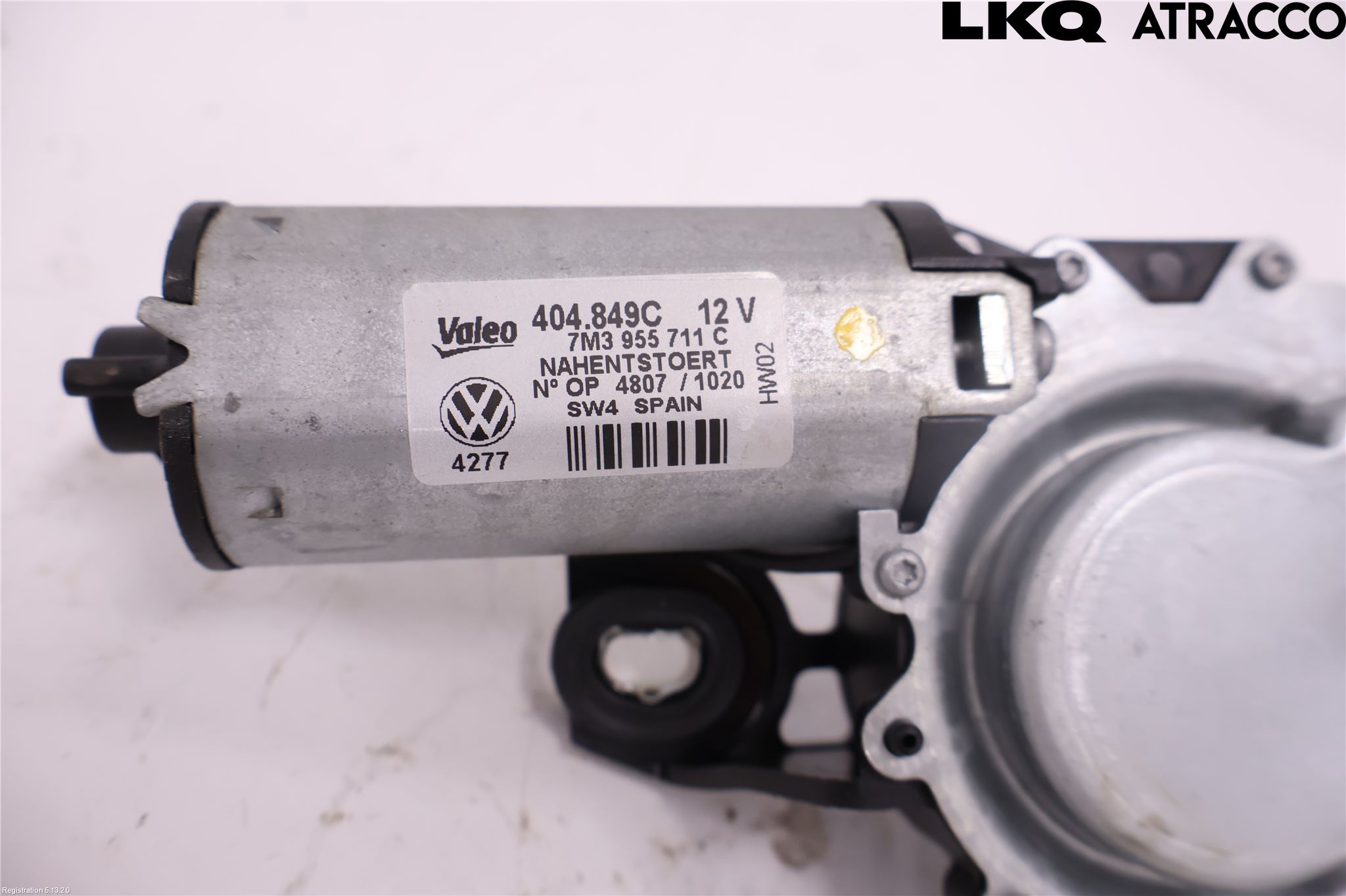 Volkswagen VW SHARAN      01-10 Viskermotor Bakluke