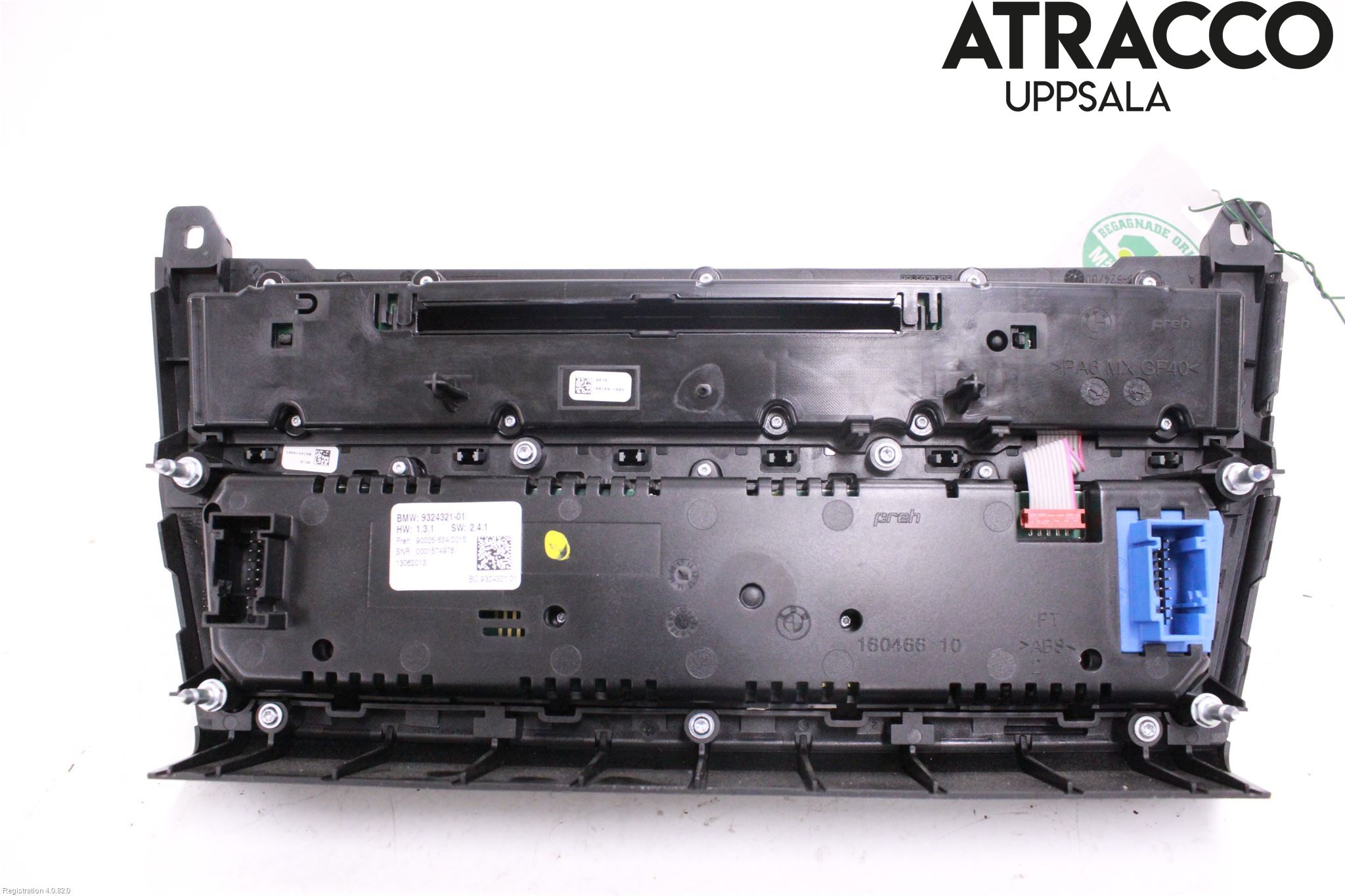 BMW 5 F10/F11/F18 09-17 Varme Ac Betjening-Display