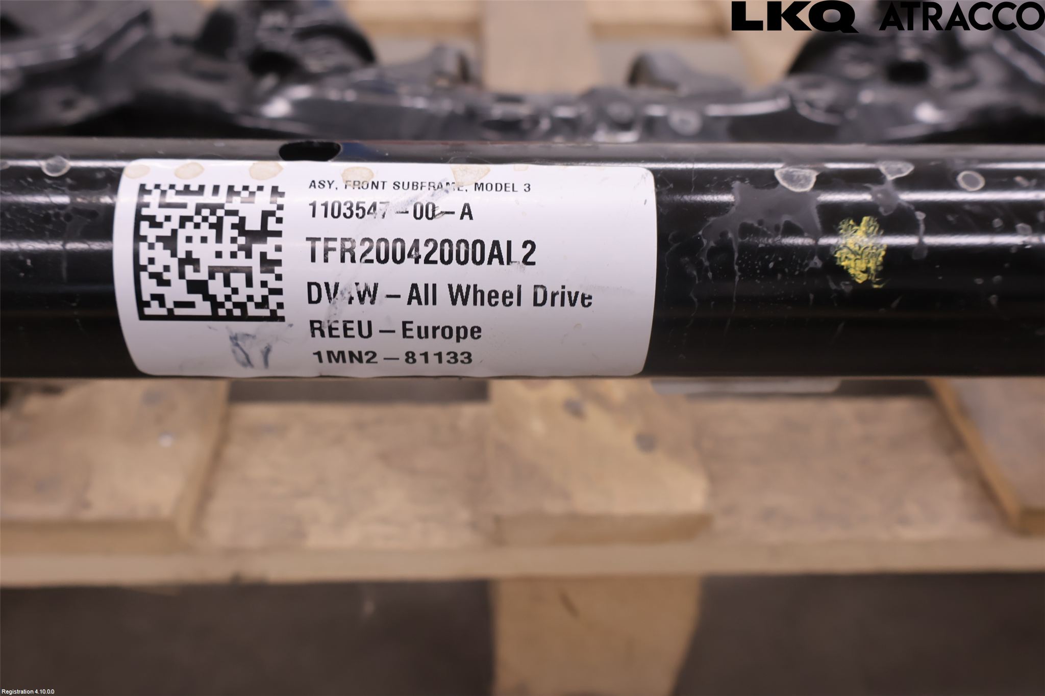 Tesla MODEL 3 17- Forstillingsbjelke(Tvergående)