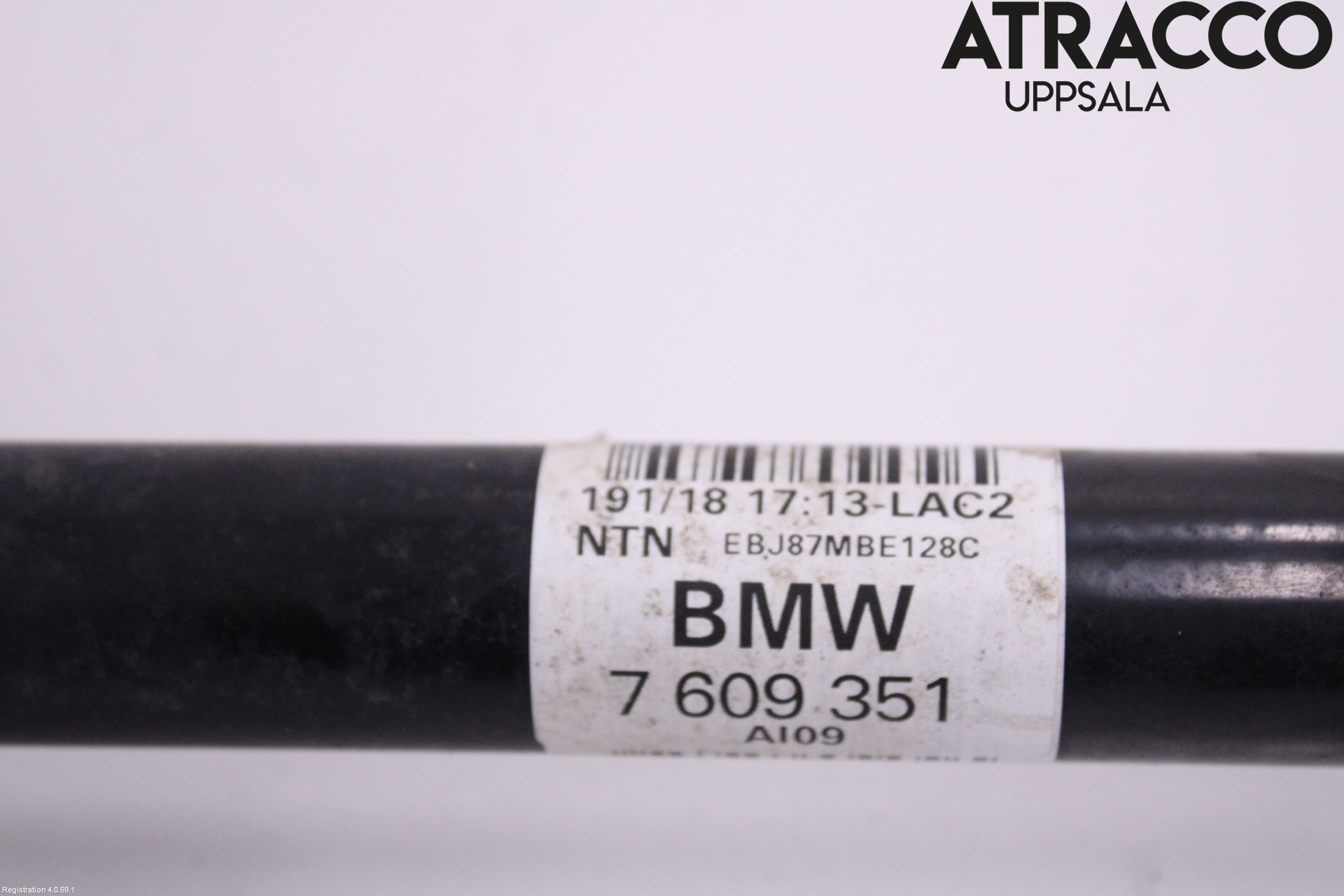 BMW 3 GT F34 13-19 Drivaksel Bak Kompl Venstre