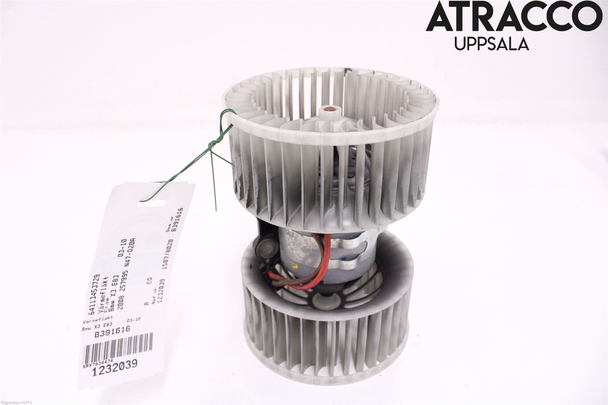 BMW X3 E83     03-10 Varmeapparat Viftemotor