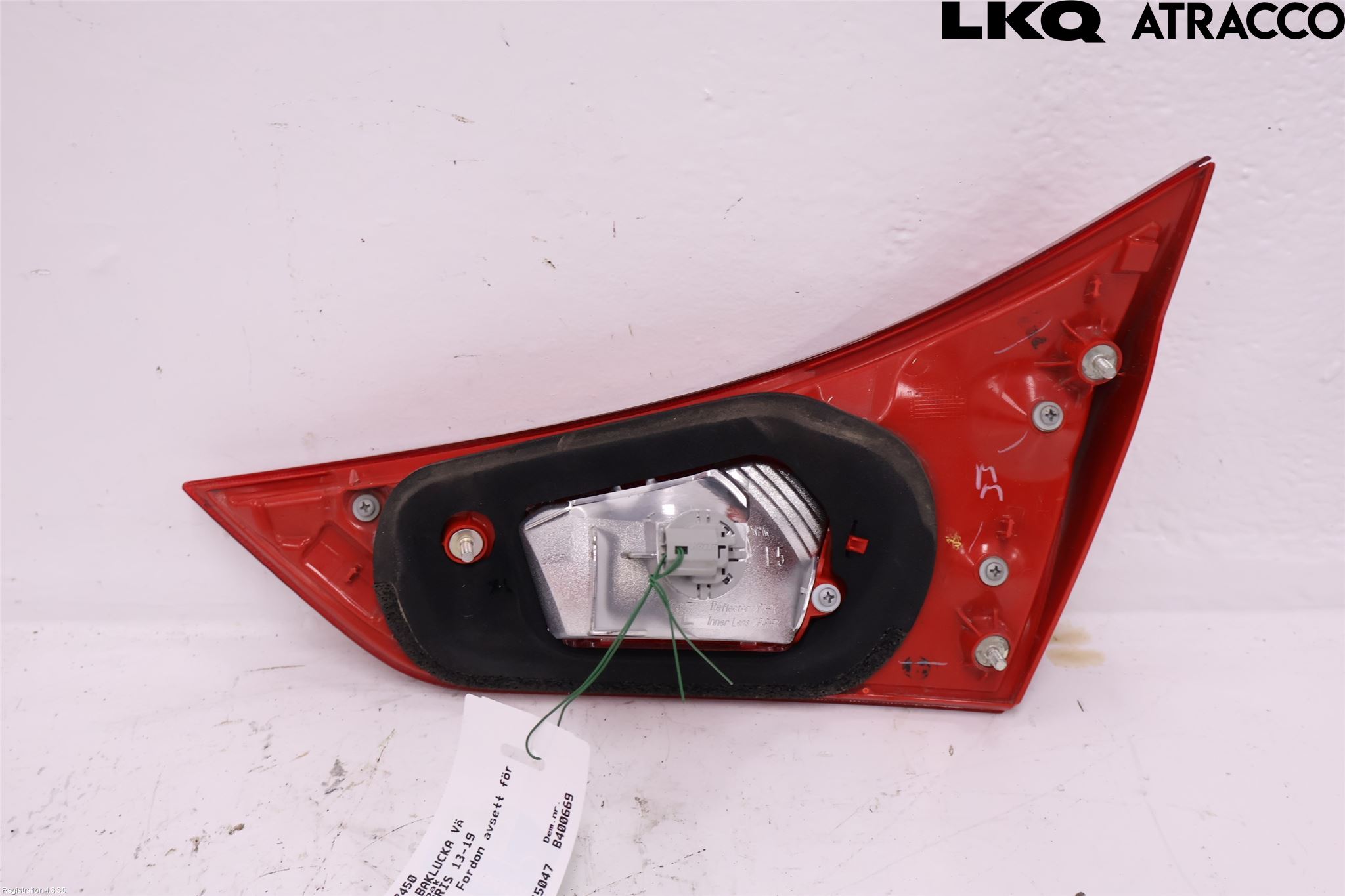 Toyota AURIS 13-19 Baklykt Venstre  På Luke(Indre