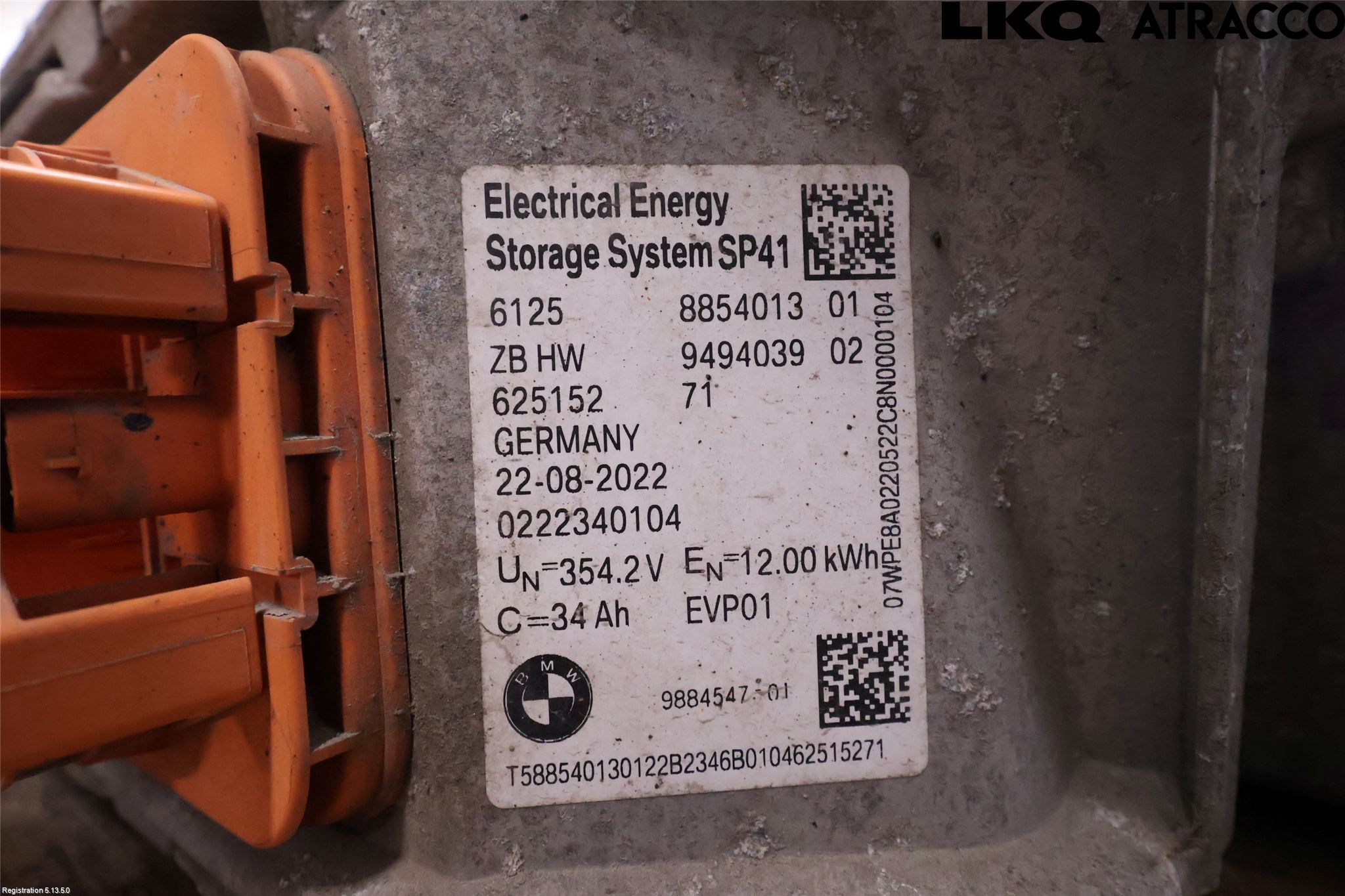 BMW 3 G20/G21/G80/G81 19- Hybrid Batteri
