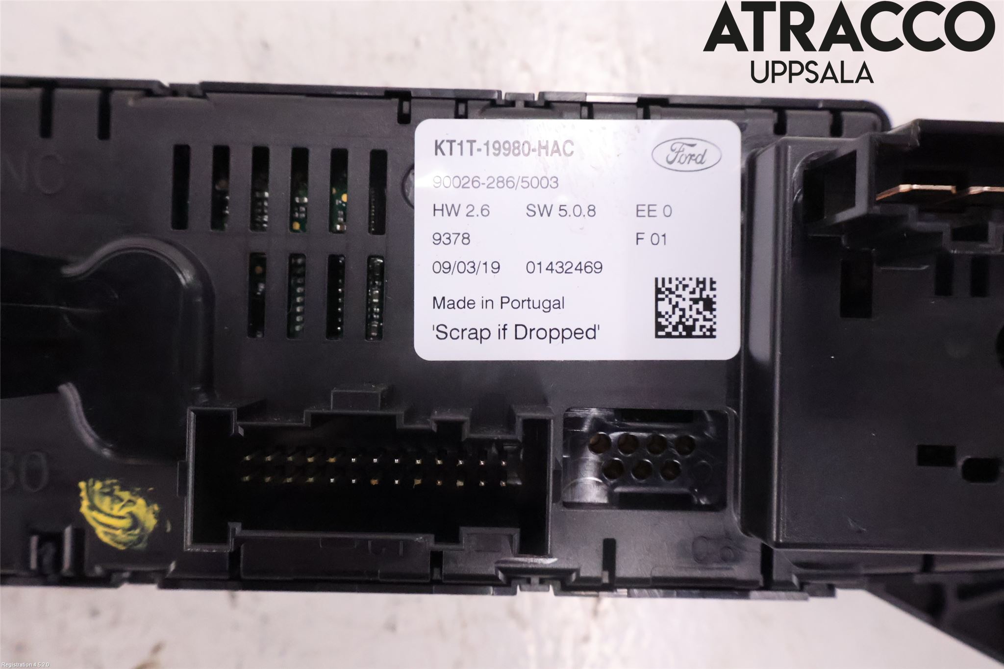 Ford TRANSIT/TOURNEO CONNECT 13-22 Varme Ac Betjening-Display