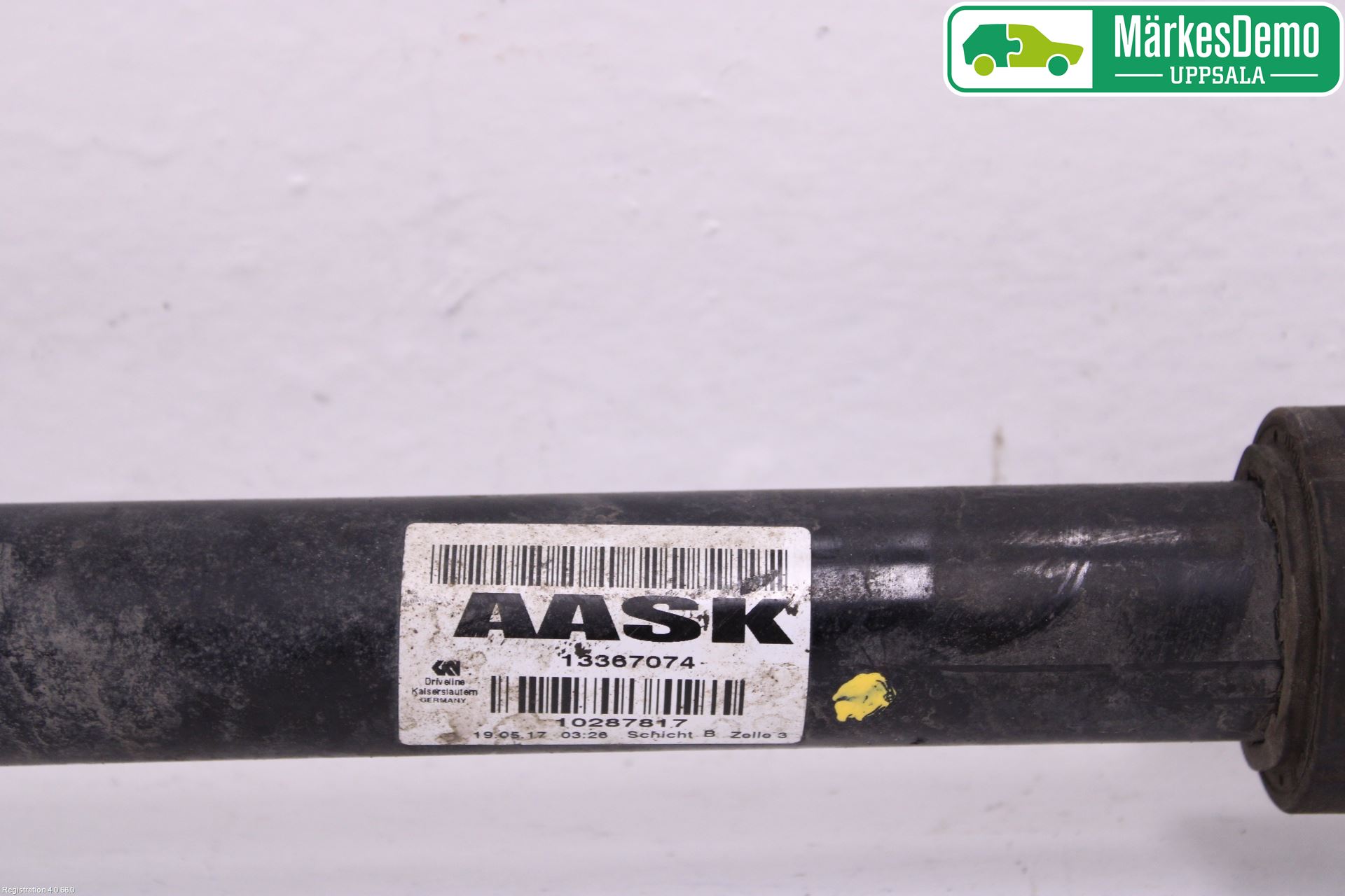 Opel ASTRA K 16-22 Drivaksel Foran Kompl Høyre