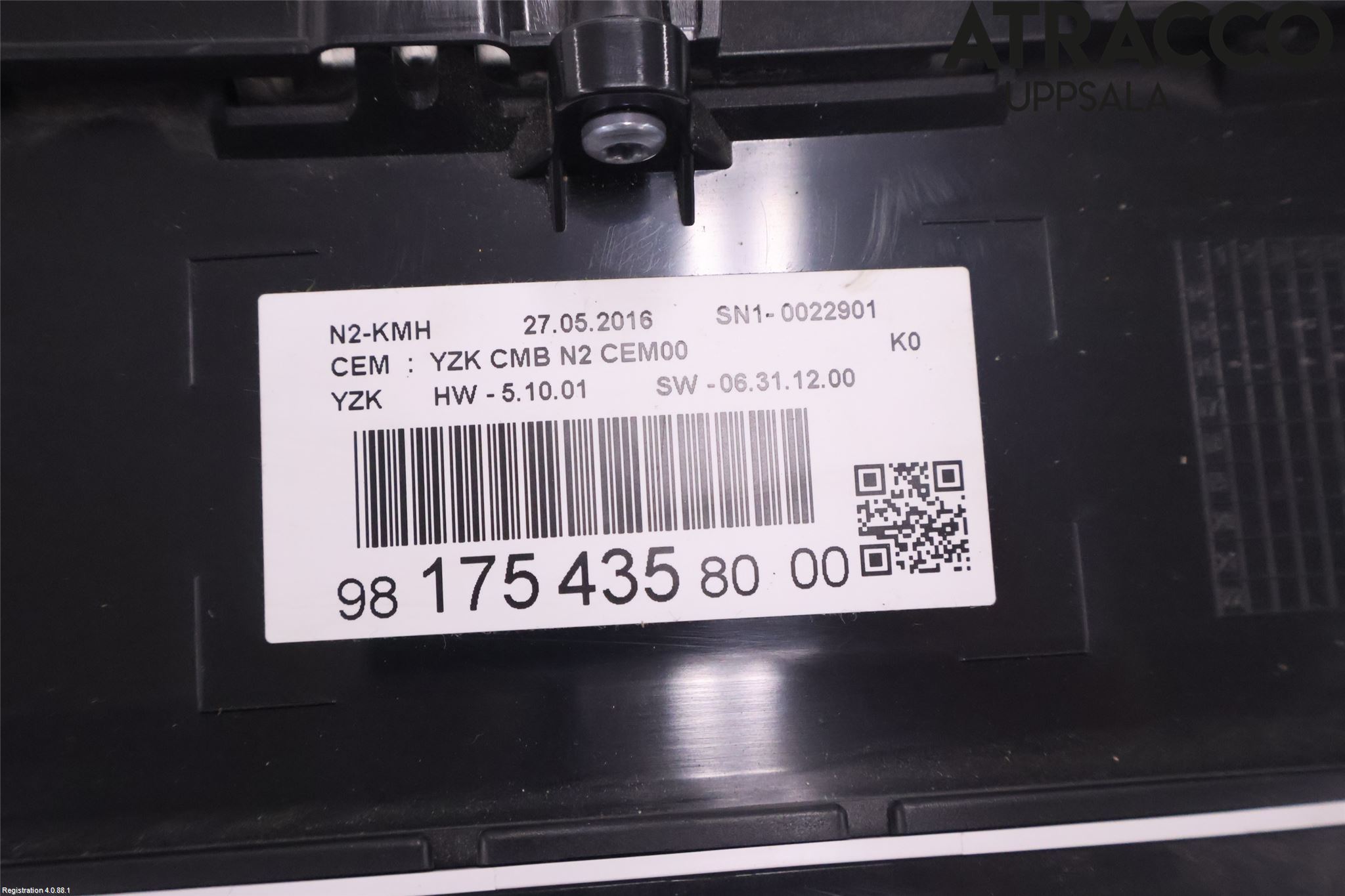 Peugeot EXPERT/E-EXPERT 17- Instr Speedometer