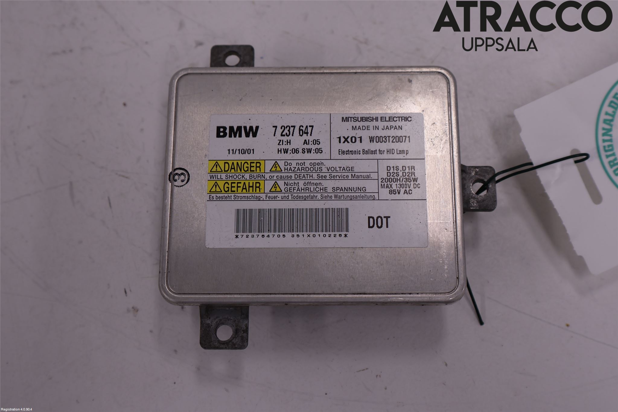 BMW 5 F10/F11/F18 09-17 Styreenhet Xenon