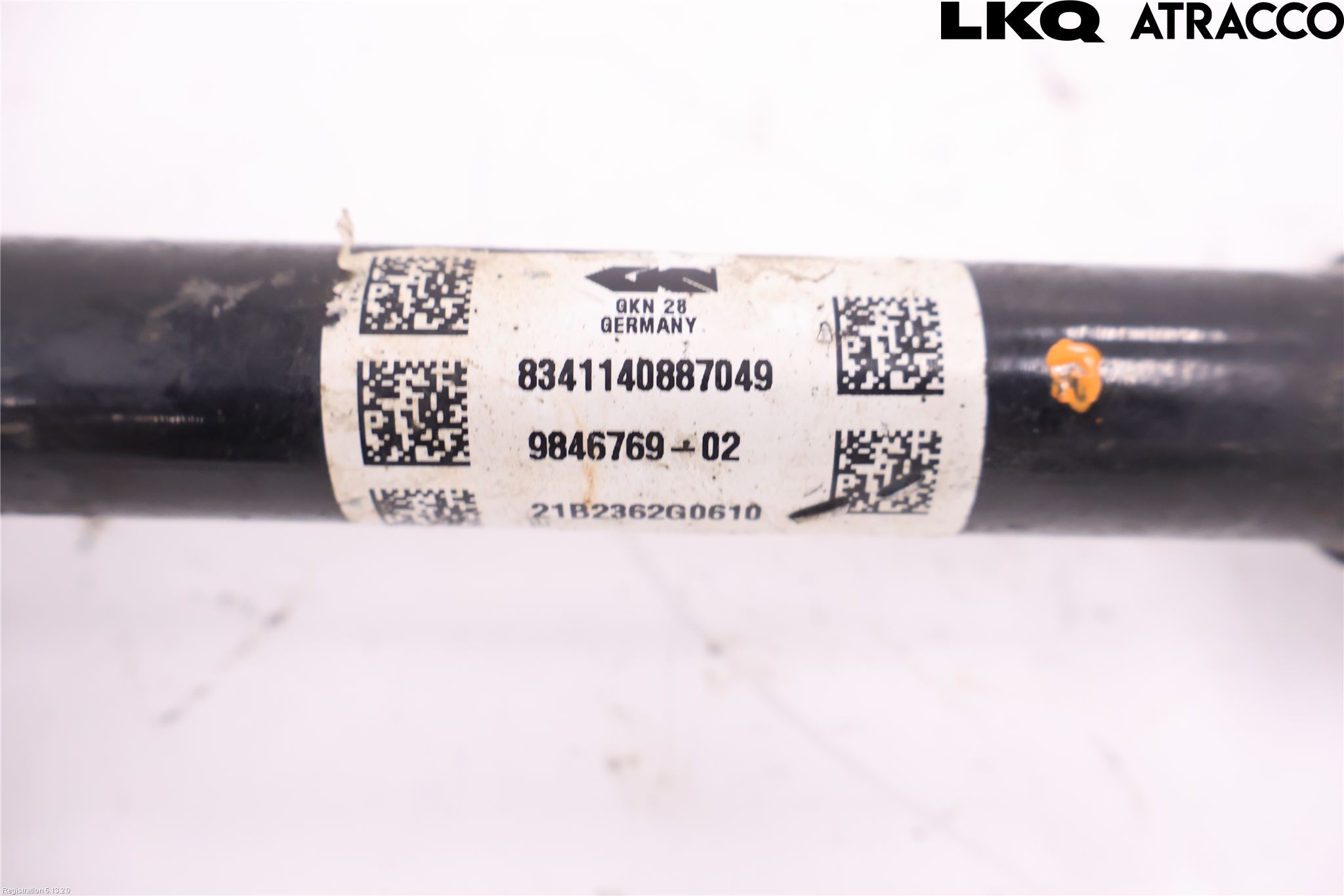 BMW 5 G30/G31/F90 17-23 Drivaksel Foran Kompl Venstre