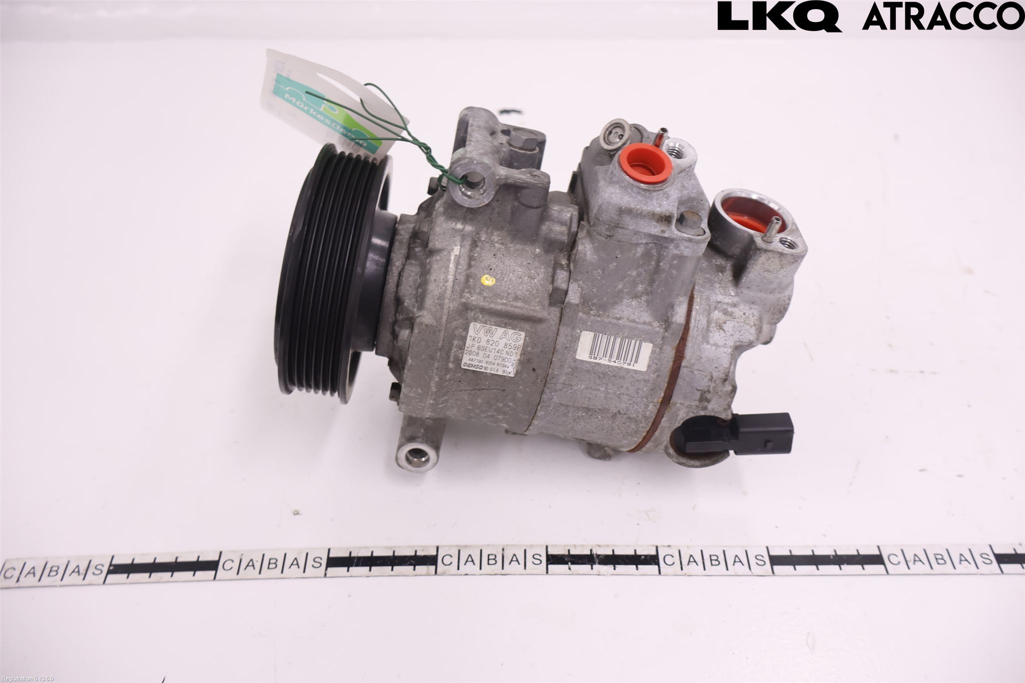 Volkswagen VW SCIROCCO 09-17 Varme Ac Kompressor