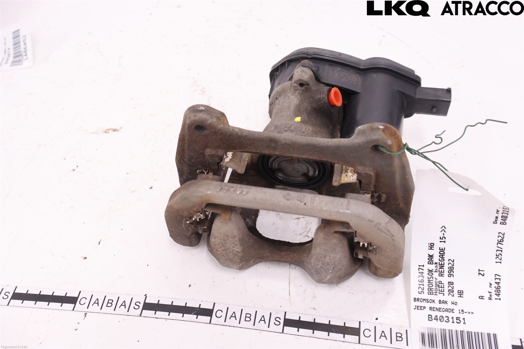 Jeep RENEGADE Bremsecaliper Bak Høyre