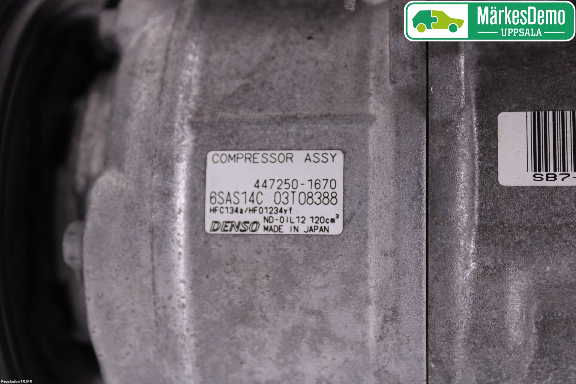 Mercedes-Benz MB A-KLASS (W176) 13-18 Varme Ac Kompressor