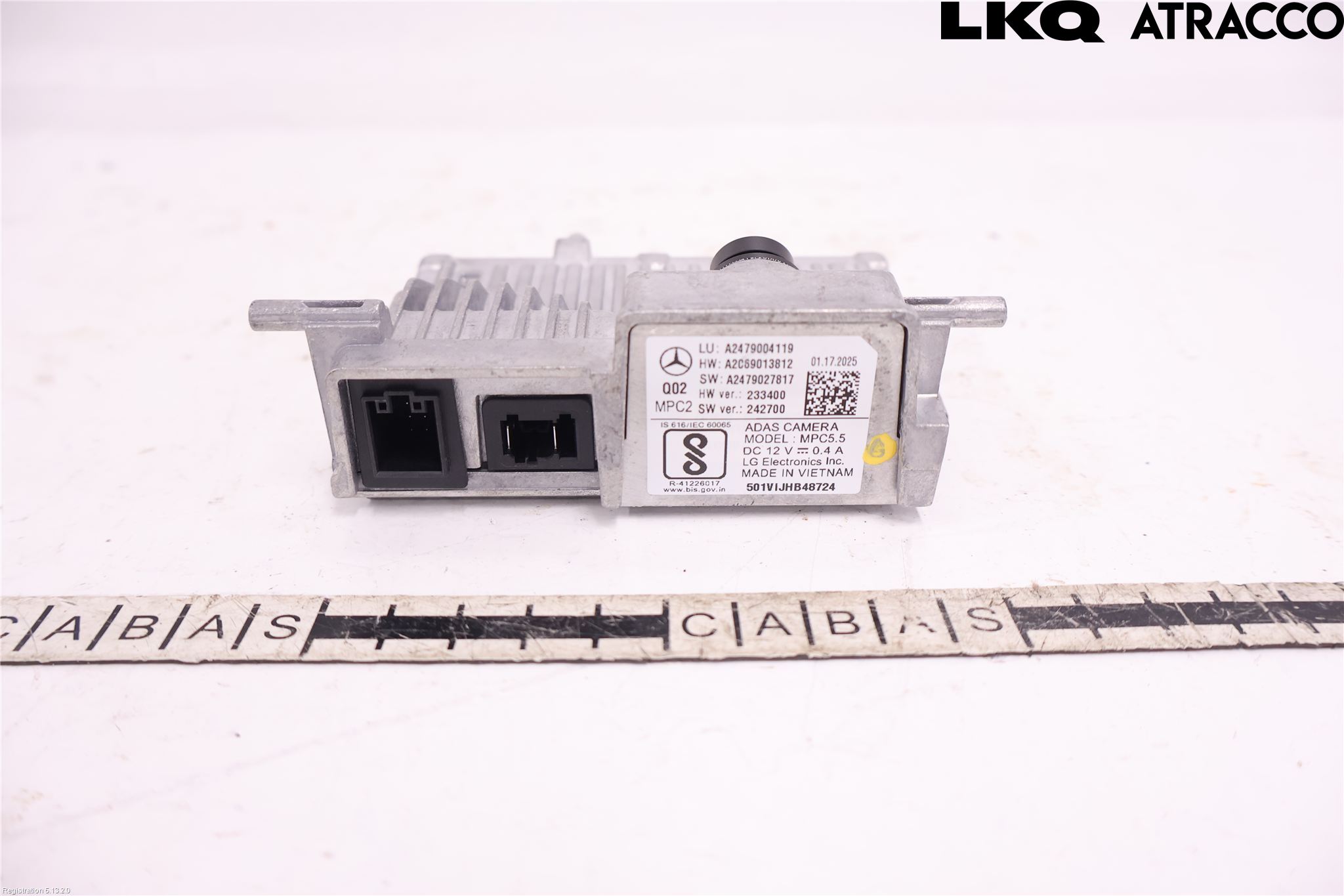 Mercedes-Benz MB CLA-KLASS (C118/X118) 19- Parkeringshjelp Kamera