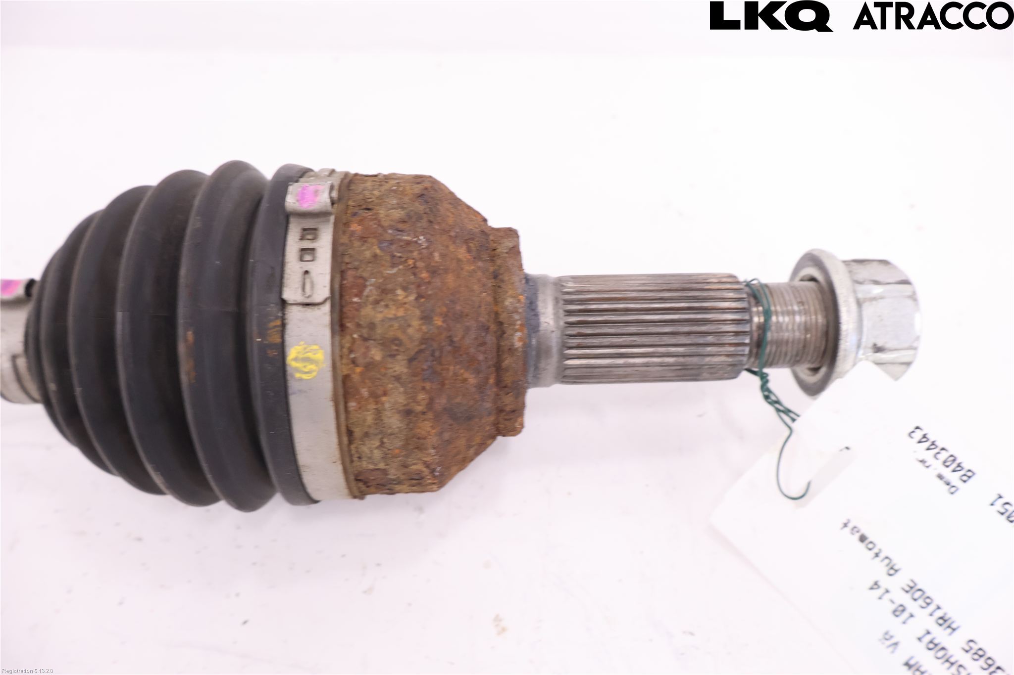 Nissan QASHQAI 10-14 Drivaksel Foran Kompl Venstre