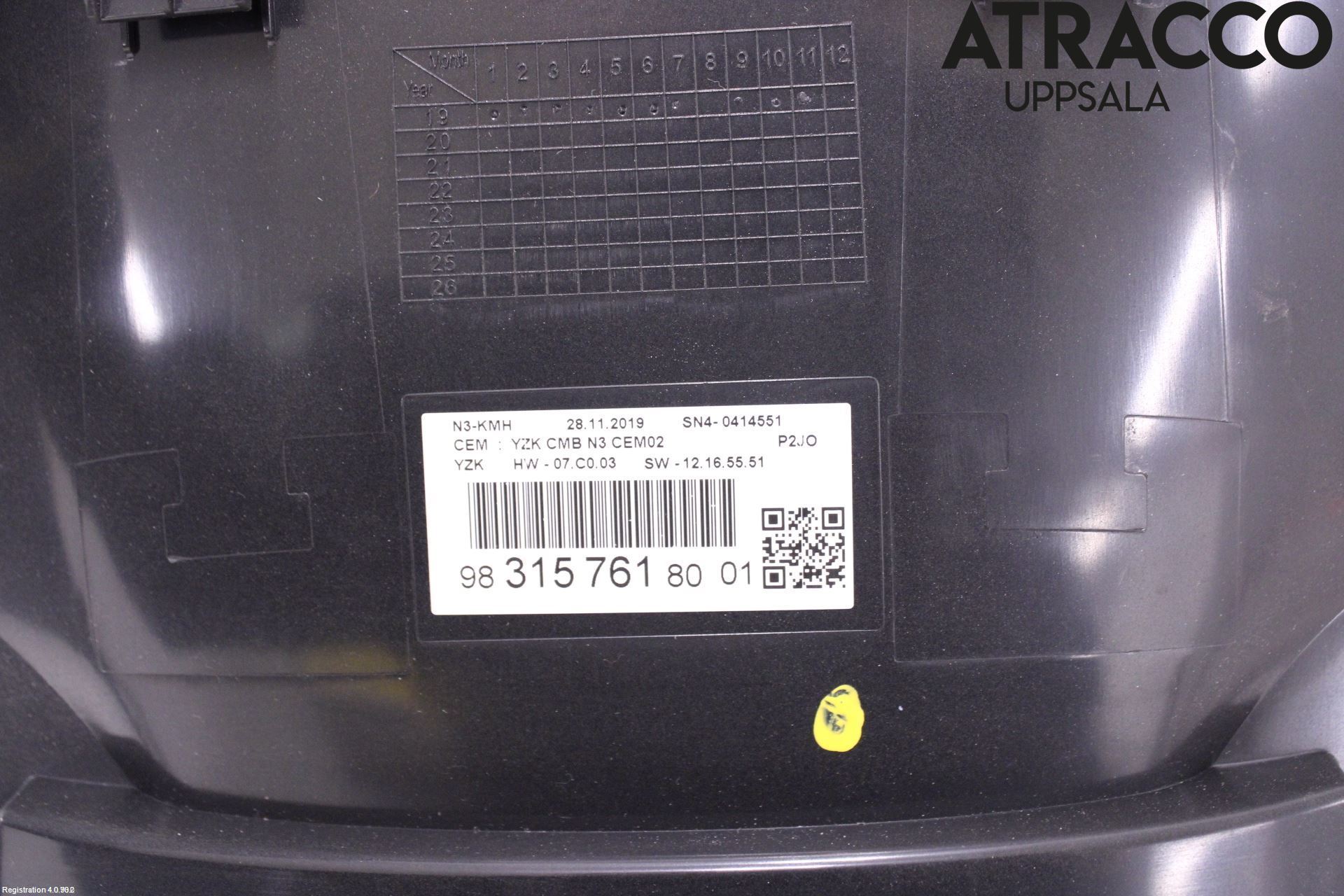 Opel CORSA F, CORSA-E 20- Instr Speedometer