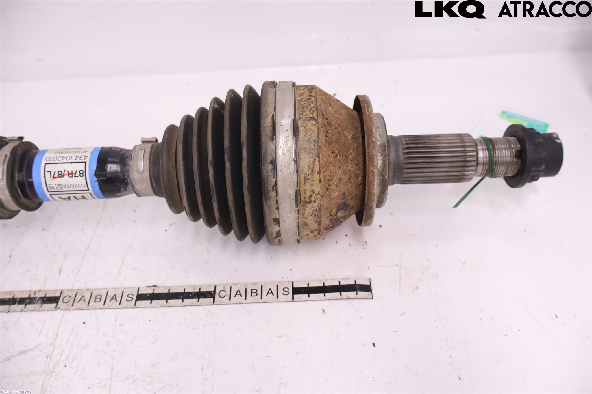 Toyota bZ4X EA10 22- Drivaksel Foran Kompl Venstre
