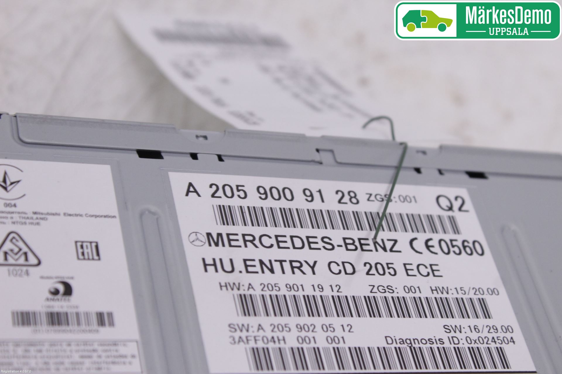 Mercedes-Benz MB GLC-KLASS (X253/C253) 15-22 Stereo Radio Med Cd