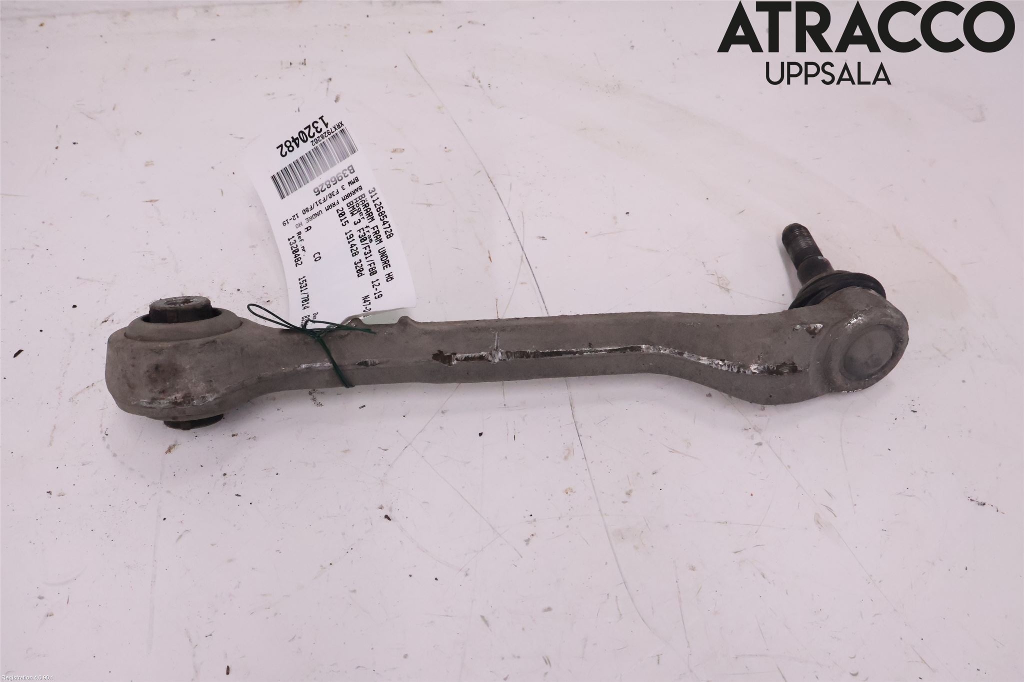 BMW 3 F30/F31/F80 12-19 Bærearm Foran Høyre Nedre