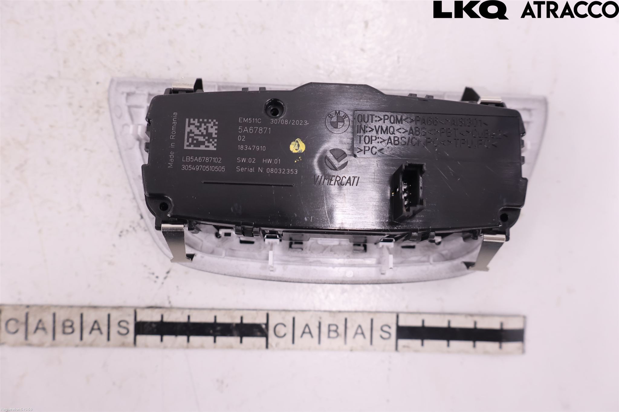 BMW 5 G30/G31/F90 17-23 Bryter Hovedlys