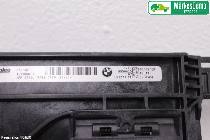BMW 3 G20/G21/G80/G81 19- Kjølevifte Elektrisk