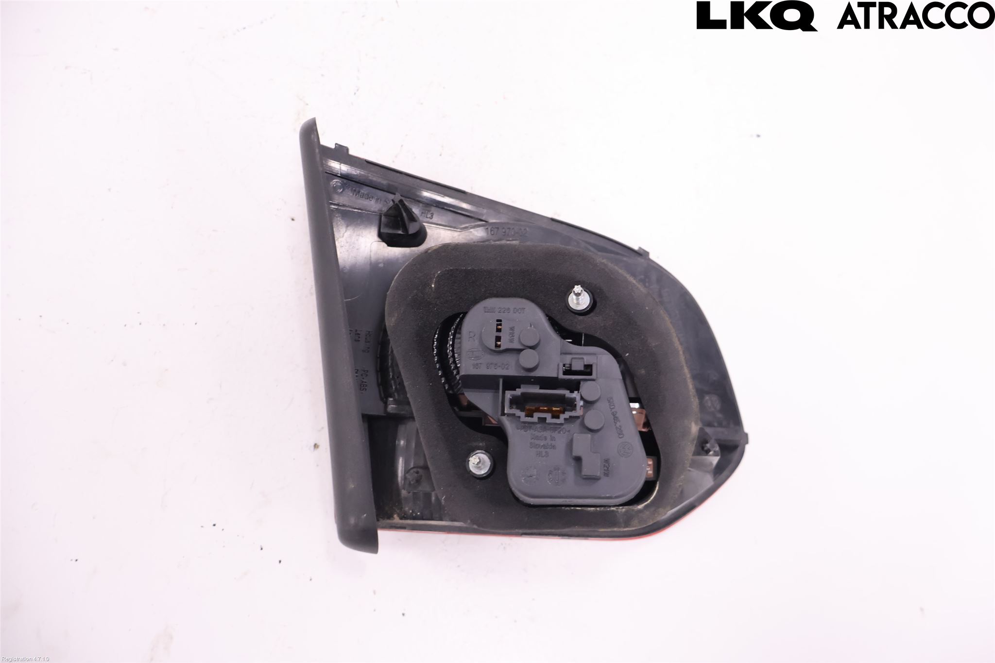 Volkswagen VW GOLF VI 09-13 Baklykt Høyre  På Luke(Indre)