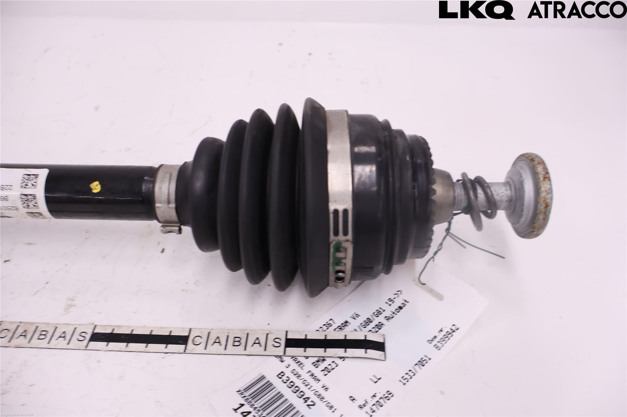 BMW 3 G20/G21/G80/G81 19- Drivaksel Foran Kompl Venstre