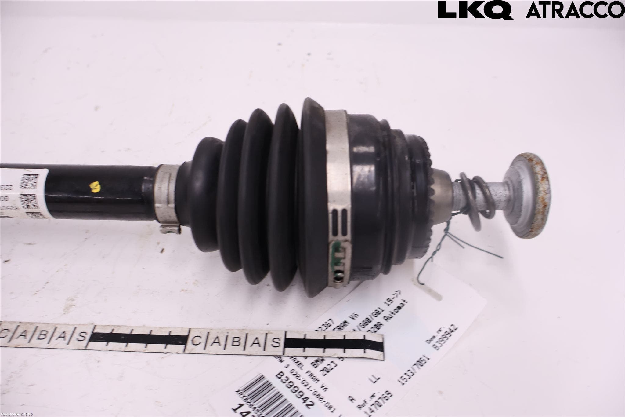 BMW 3 G20/G21/G80/G81 19- Drivaksel Foran Kompl Venstre