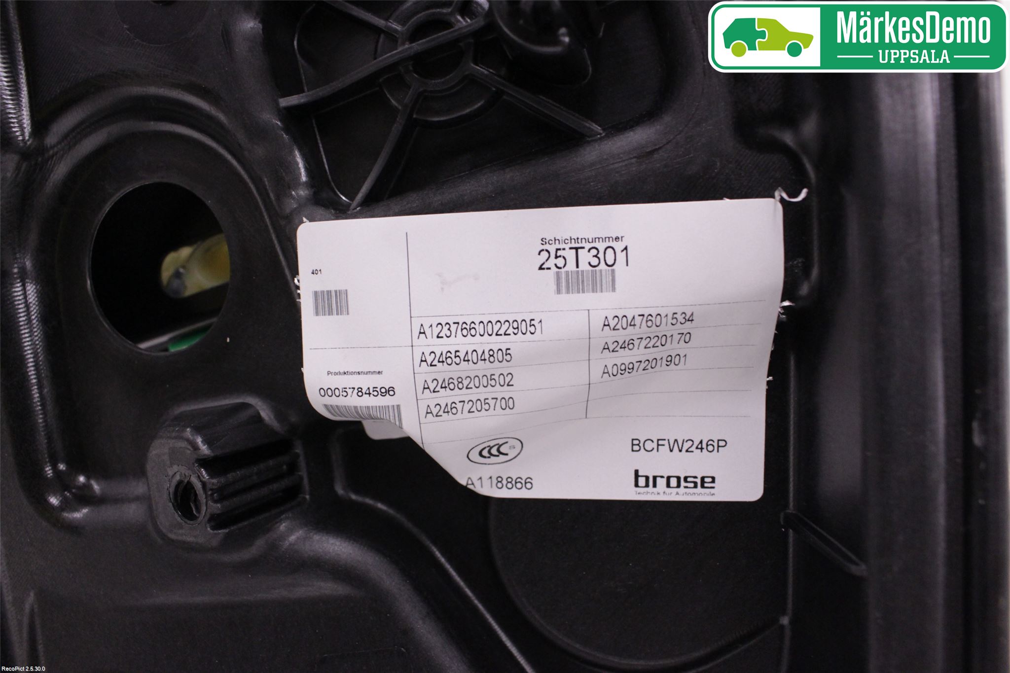 Mercedes-Benz MB B-KLASS (W246/W242) 12-19 Vindusheis El Komp
