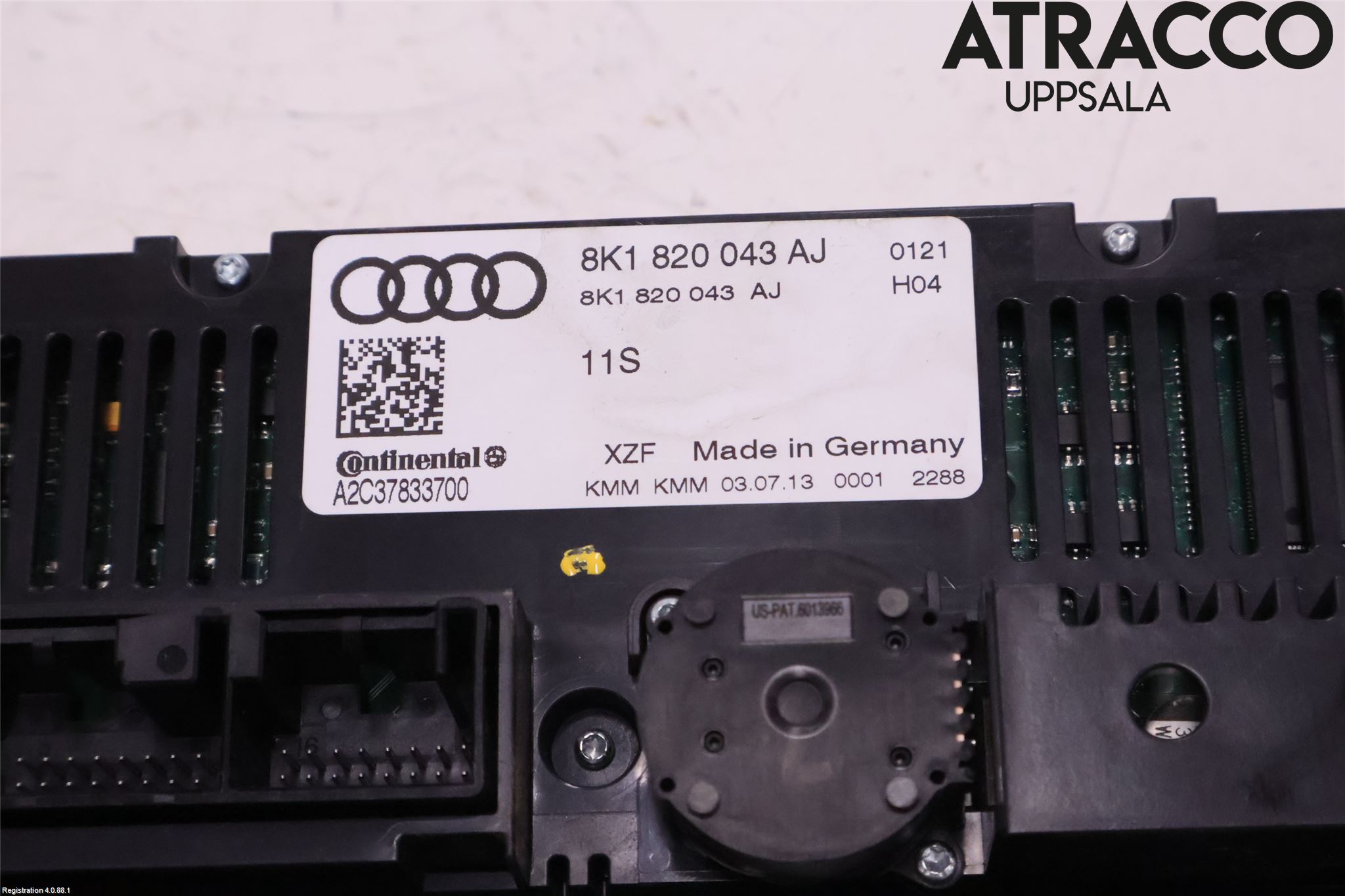 Audi A4 ALLROAD 09-16 Varme Ac Betjening-Display