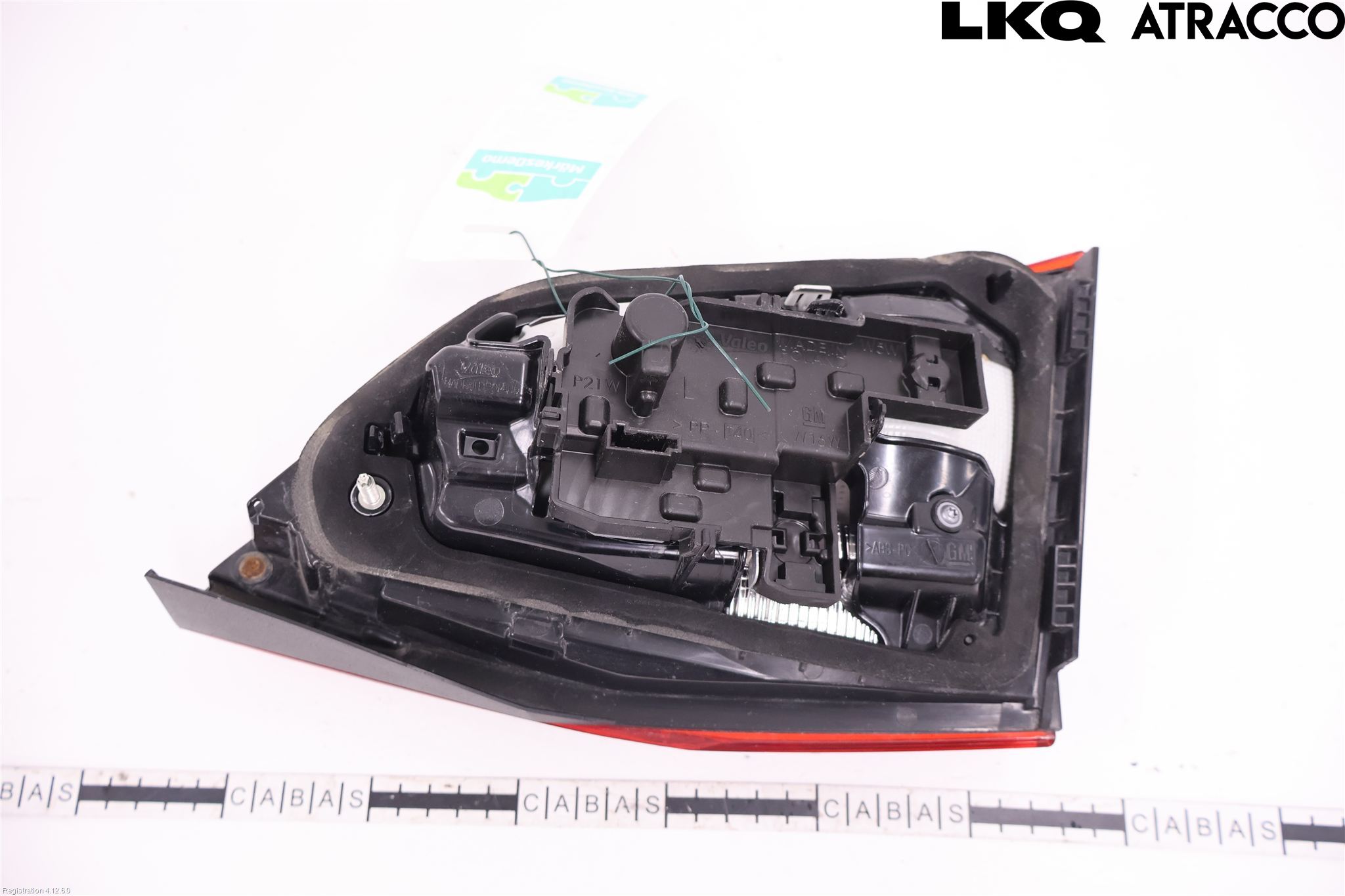 Opel ASTRA K 16-22 Baklykt Venstre  På Luke(Indre