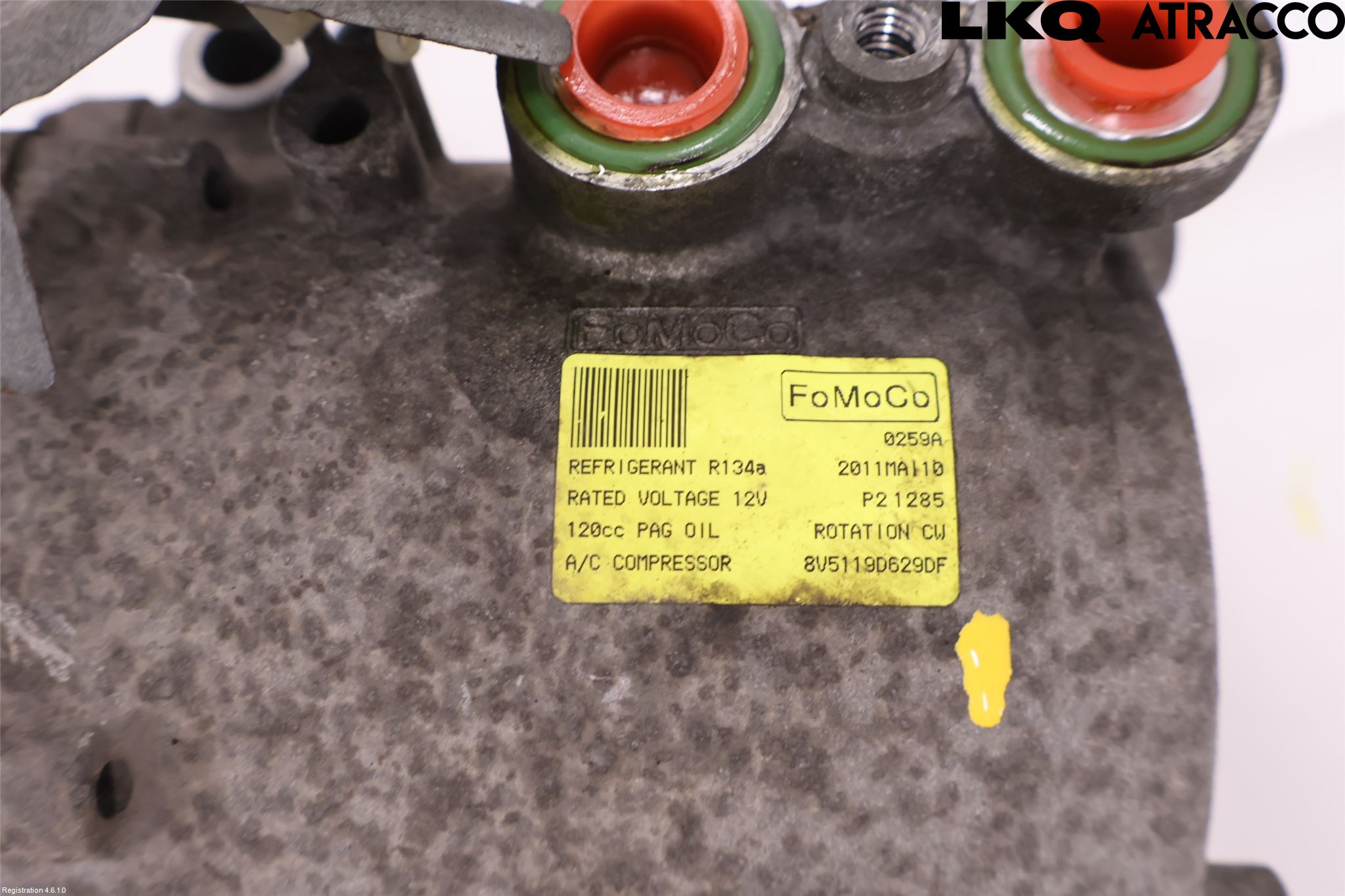 Ford FIESTA 09-12 Varme Ac Kompressor
