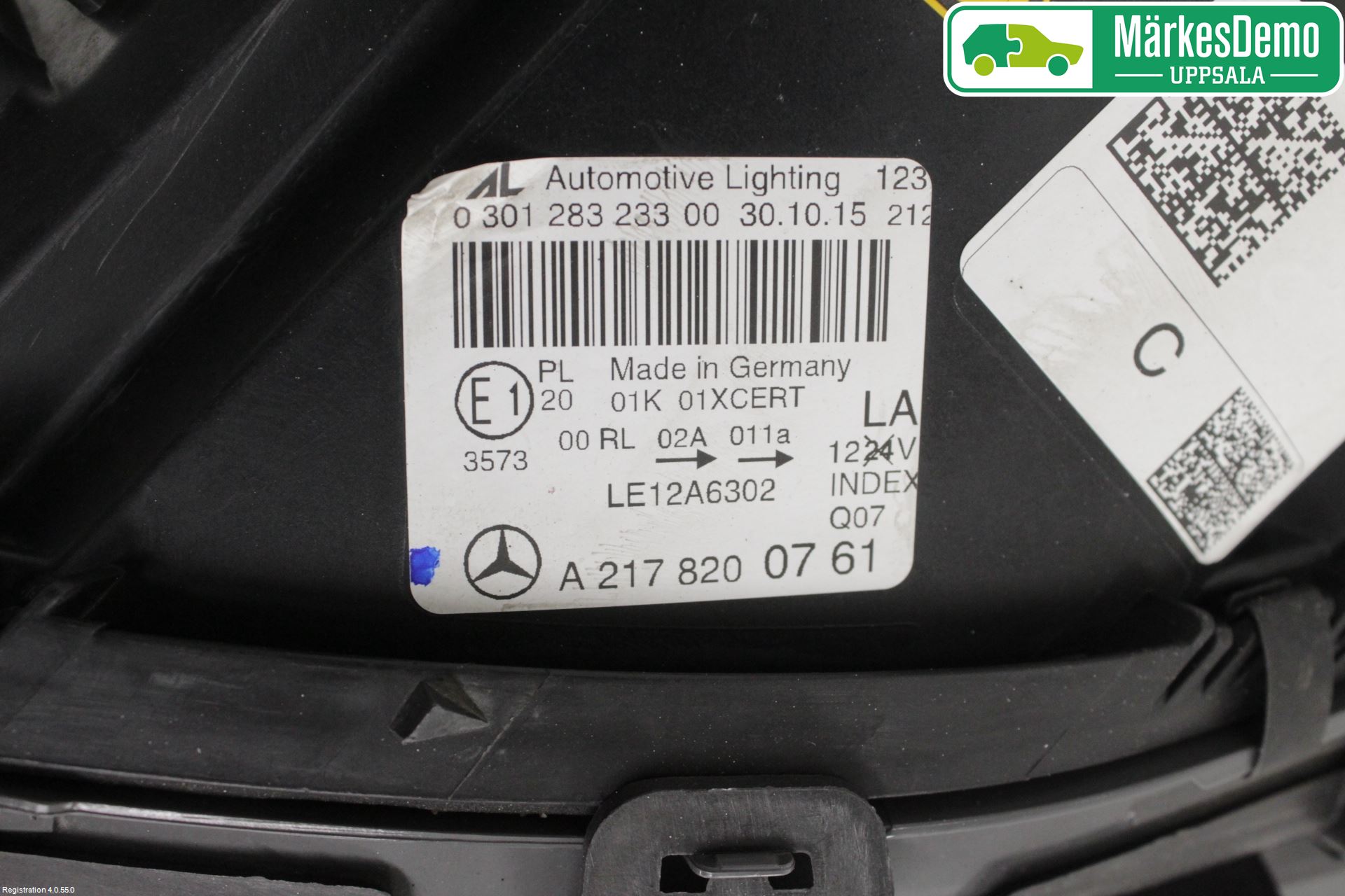 Mercedes-Benz MB S-KLASS (W222) 13-20 Frontlykt Venstre
