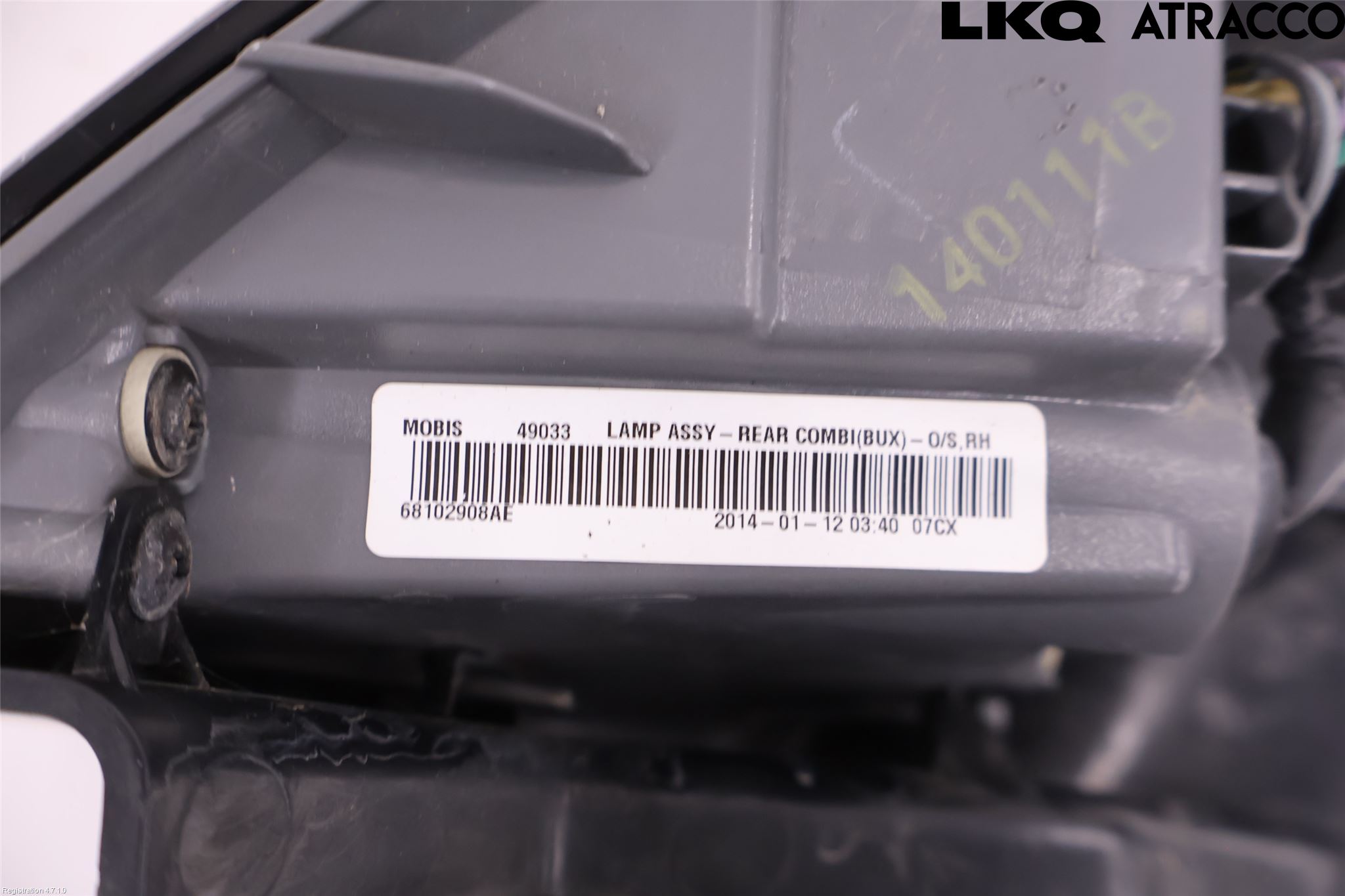 Jeep CHEROKEE Baklykt Høyre