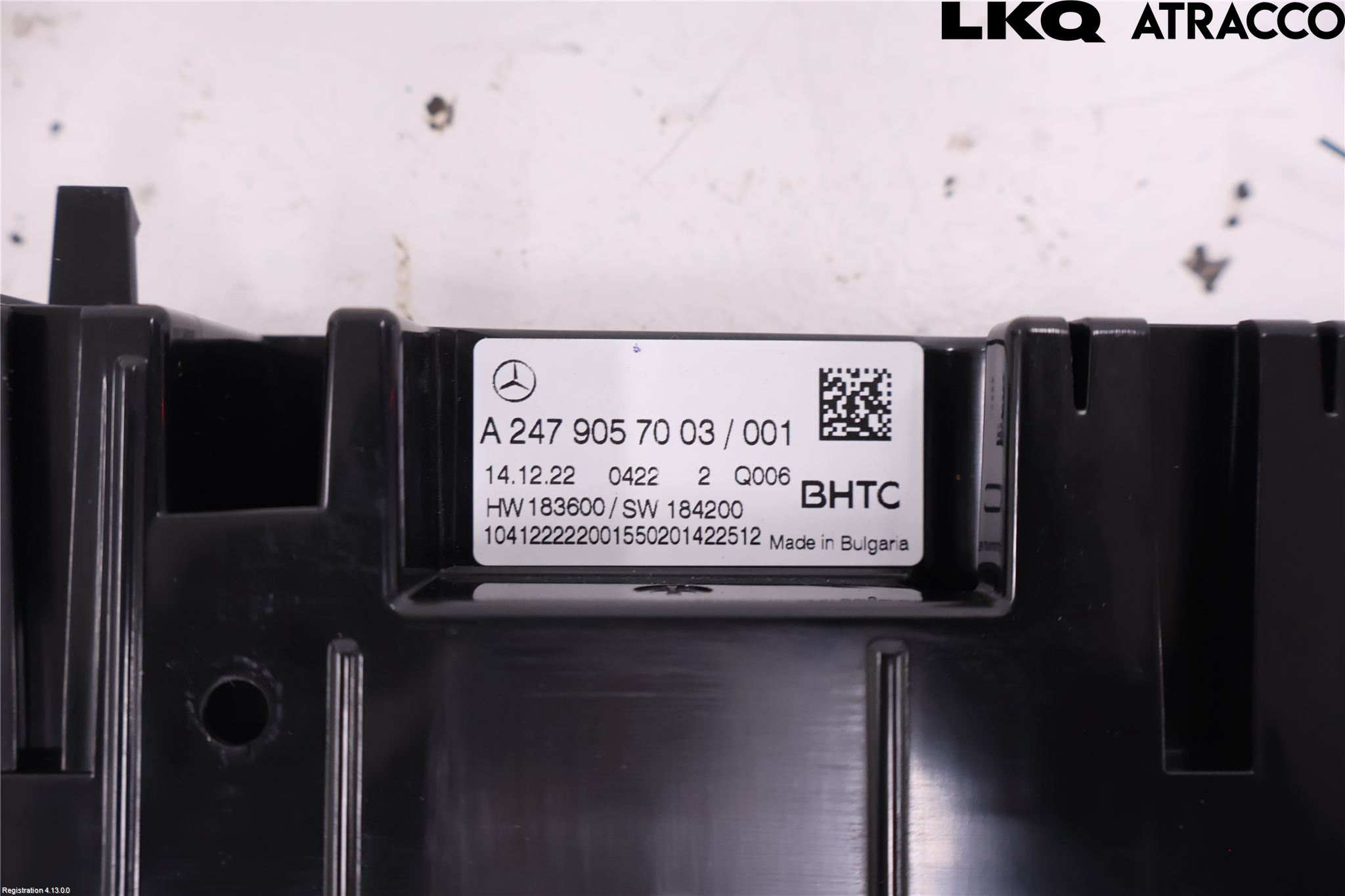 Mercedes-Benz MB EQB (X243) 22- Varme Ac Betjening-Display