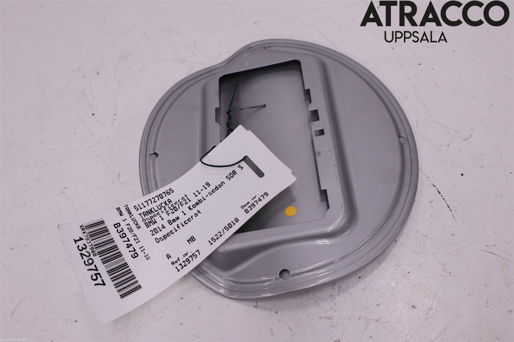 BMW 1 F20/F21 11-19 Drivstoff Tankluke