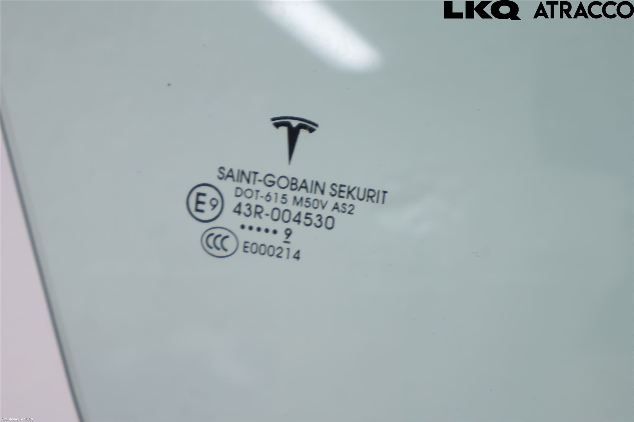 Tesla MODEL 3 17- Dørrute Foran Høyre 4 Dørs
