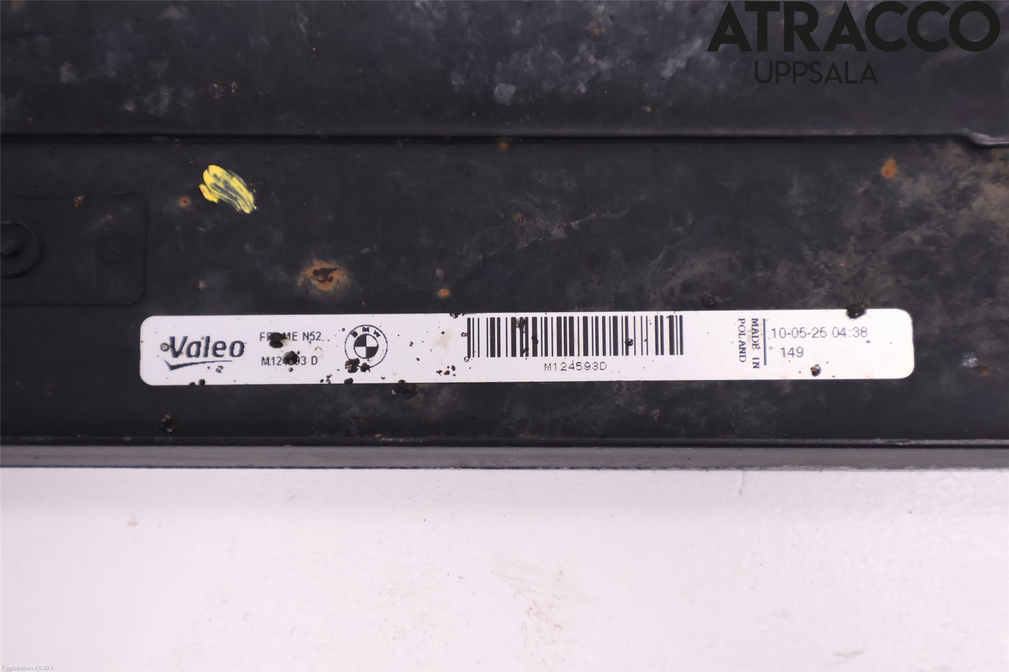 BMW 5 F10/F11/F18 09-17 Radiator Feste - Ramme - Bjelk
